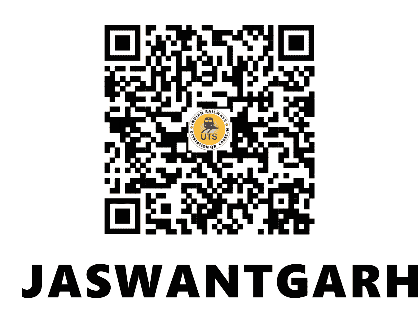 UTS QR Code for JASWANTGARH - JSH - NW (RAJASTHAN)