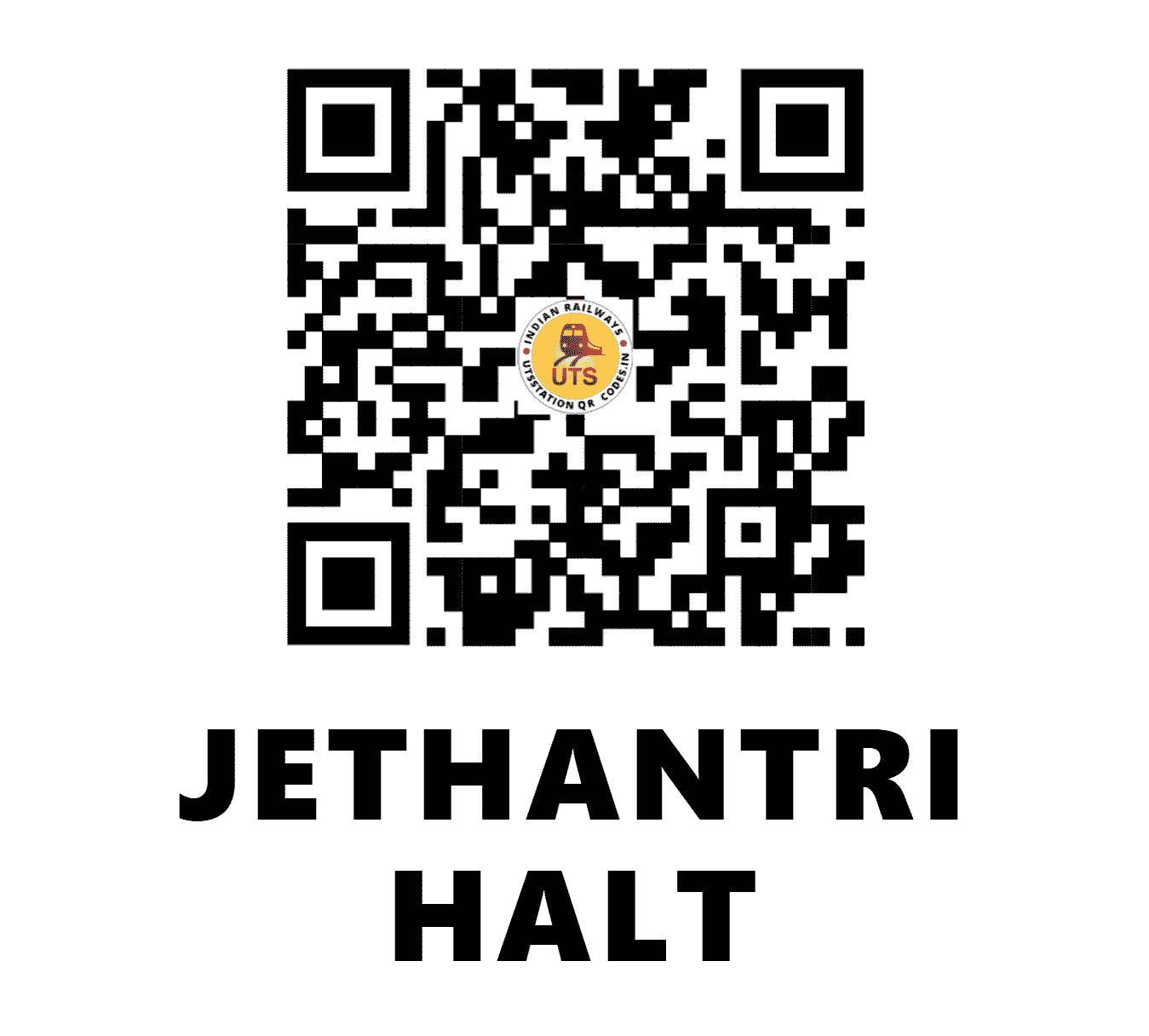 UTS QR Code for JETHANTRI HALT - JTHR - NW (RAJASTHAN)