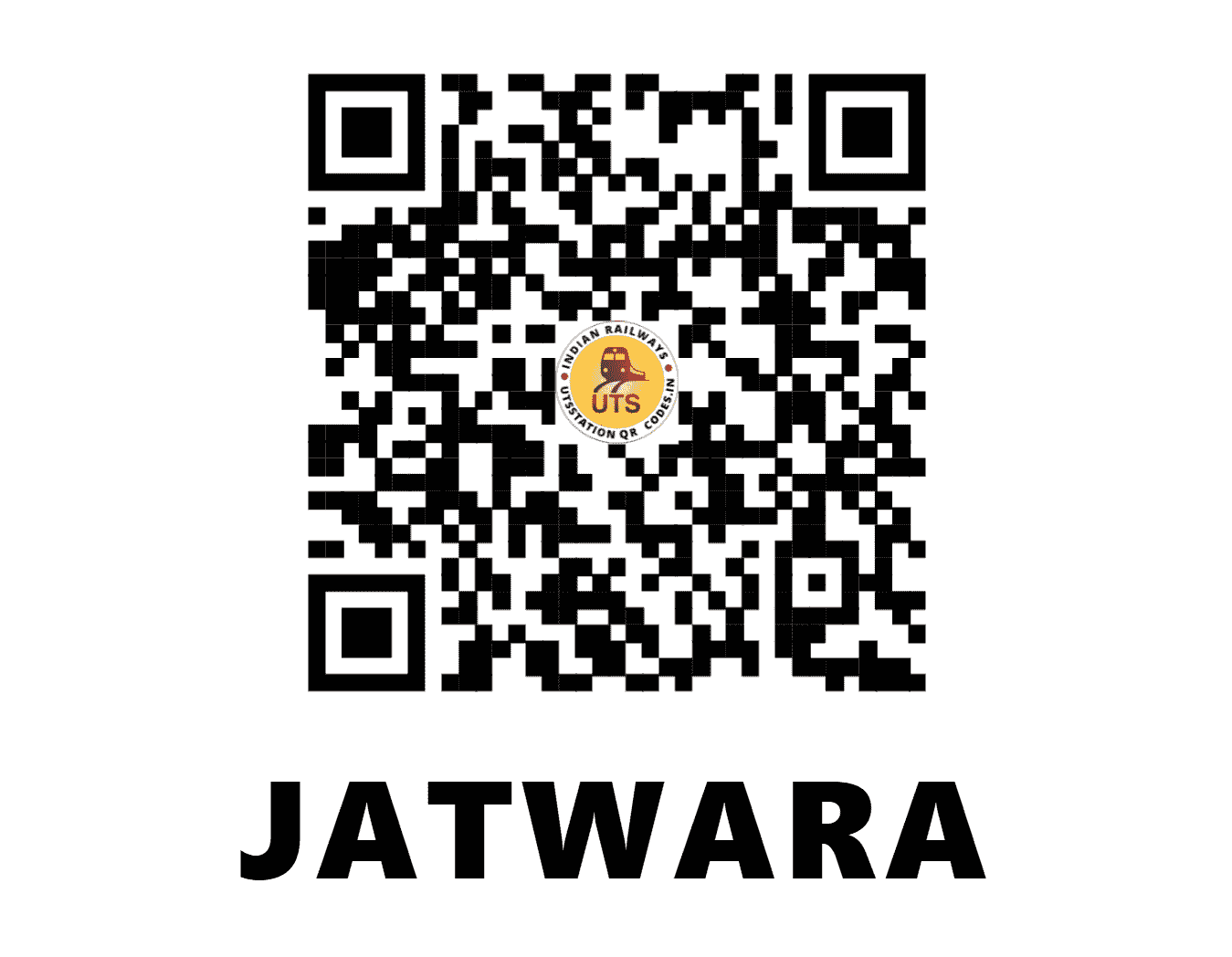 UTS QR Code for JATWARA - JW - NW (RAJASTHAN)