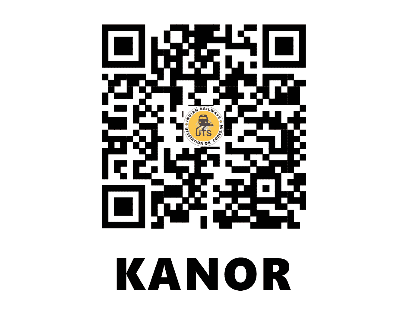 UTS QR Code for KANOR - KFN - NW (RAJASTHAN)