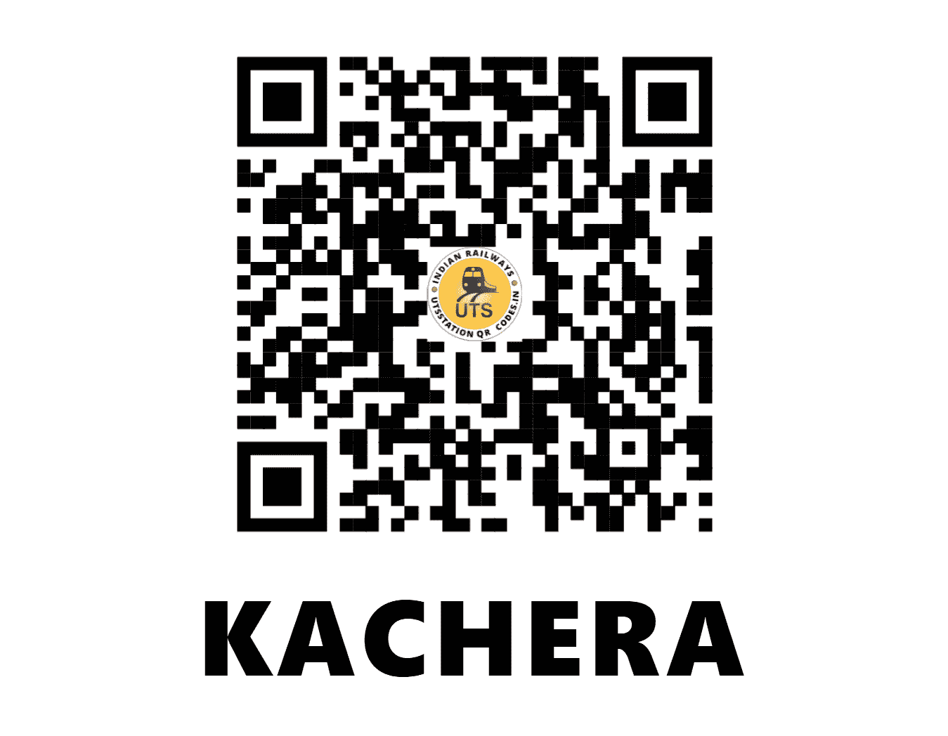 UTS QR Code for KACHERA - KHRA - NW (RAJASTHAN)
