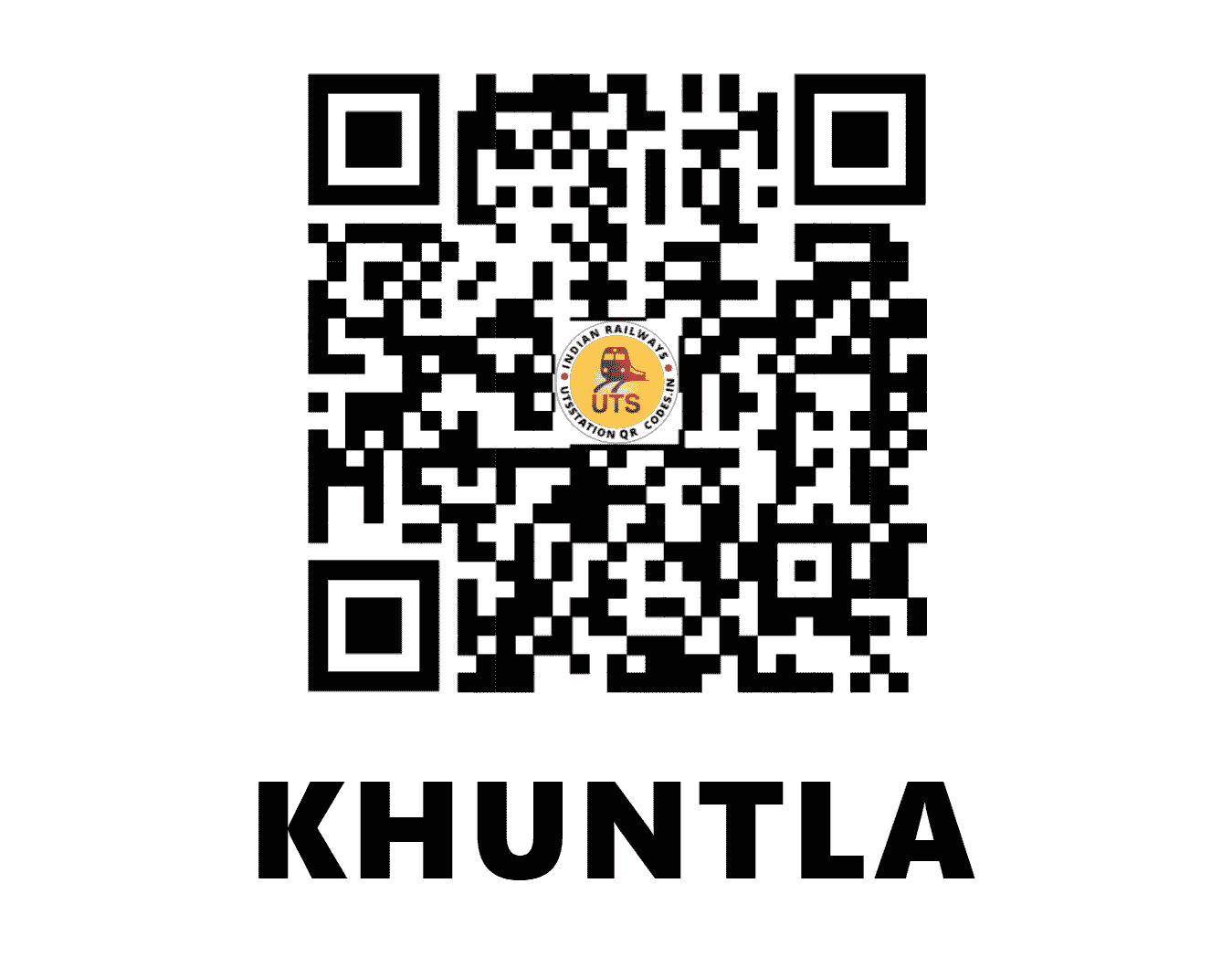 UTS QR Code for KHUNTLA - KHUT - NW (RAJASTHAN)