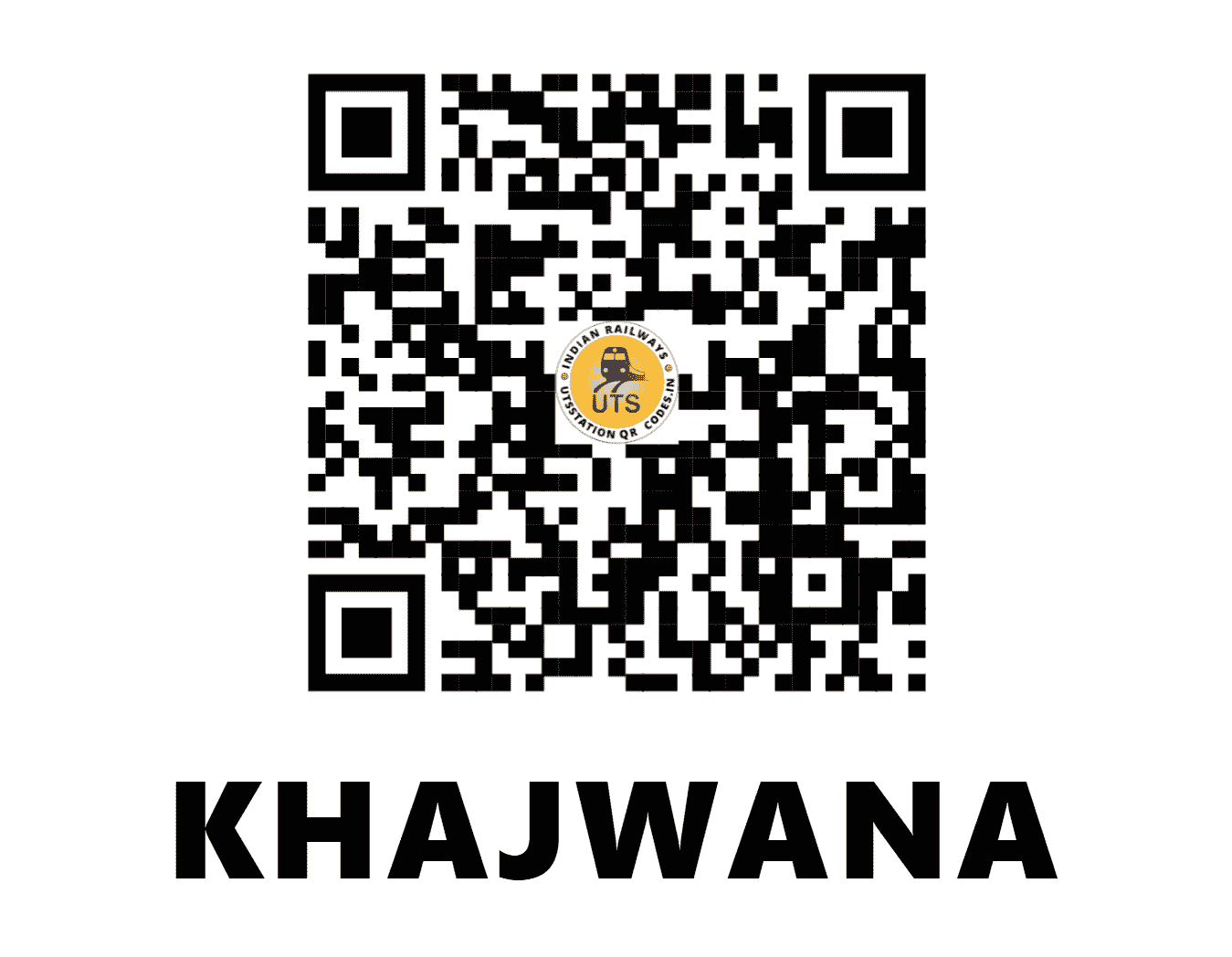 UTS QR Code for KHAJWANA - KJW - NW (RAJASTHAN)