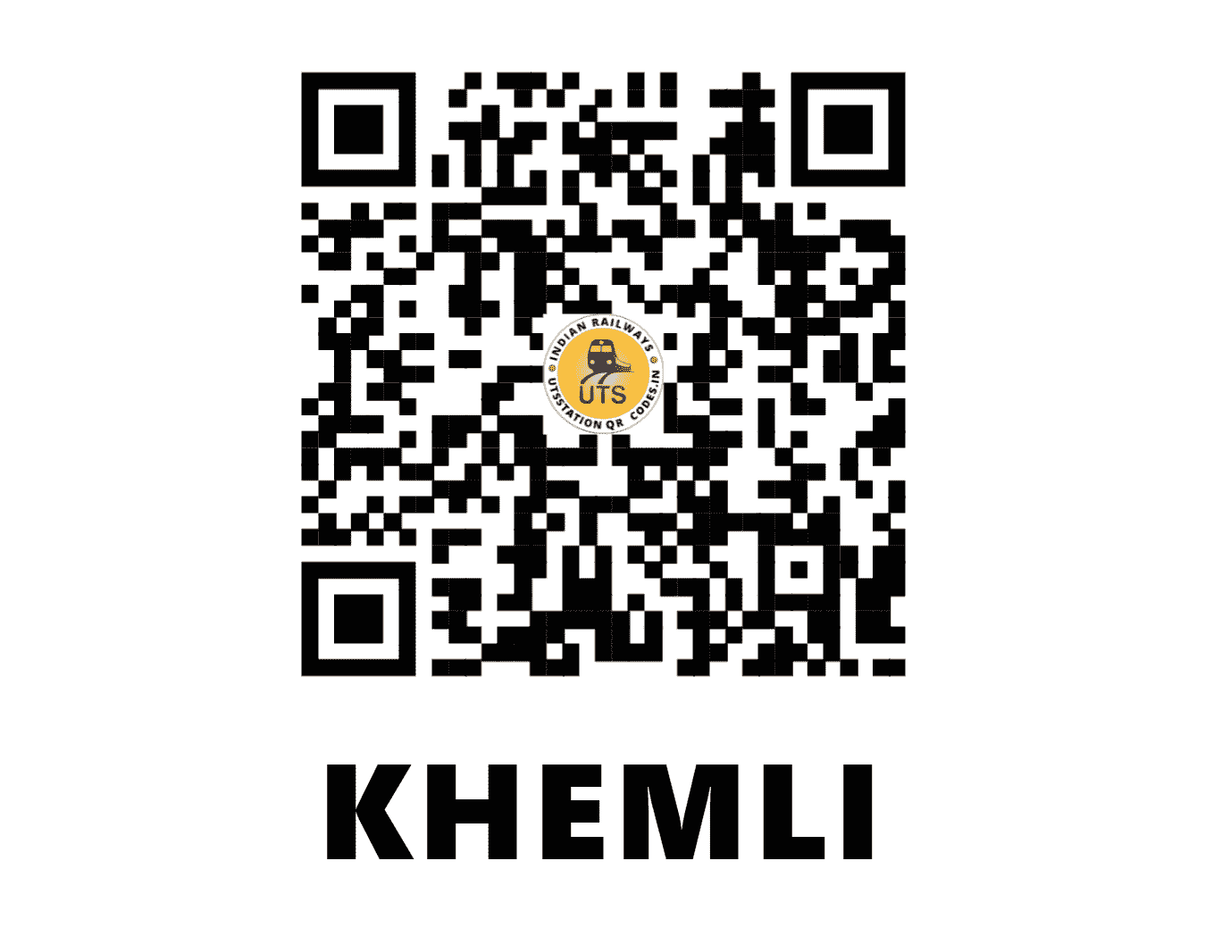 UTS QR Code for KHEMLI - KLH - NW (RAJASTHAN)