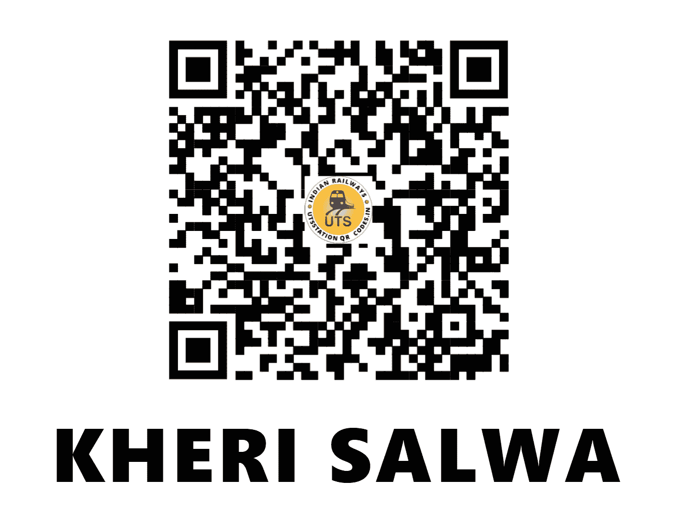UTS QR Code for KHERI SALWA - KSW - NW (RAJASTHAN)