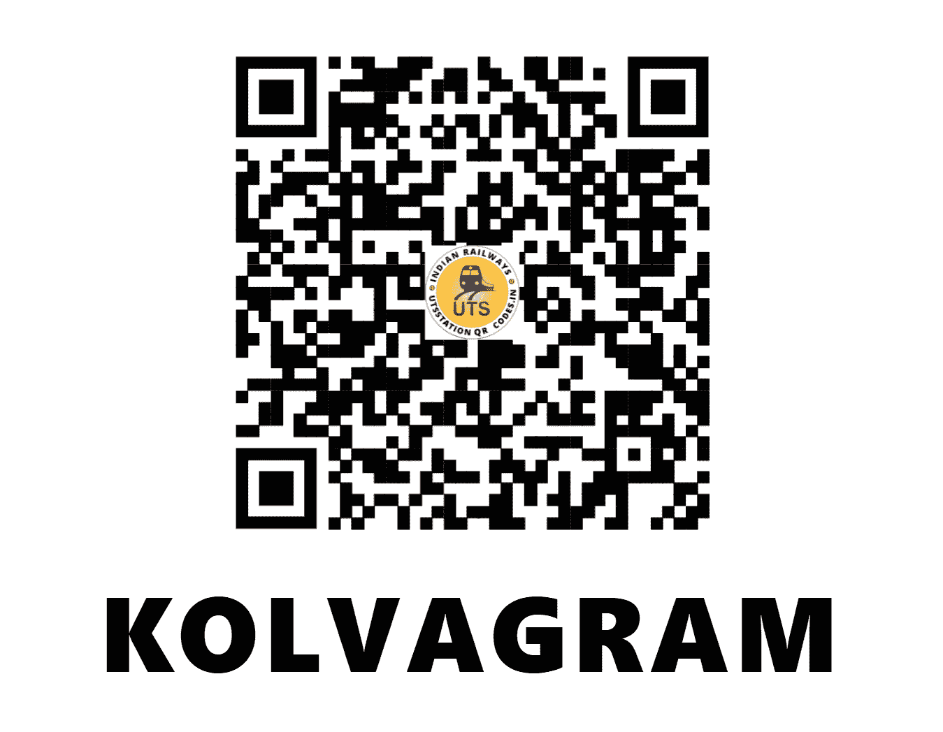 UTS QR Code for KOLVAGRAM - KVGM - NW (RAJASTHAN)