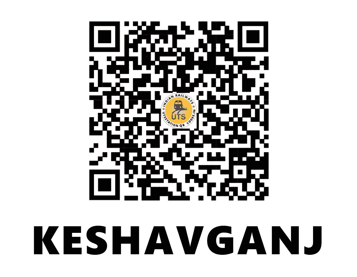 UTS QR Code for KESHAVGANJ - KVJ - NW (RAJASTHAN)