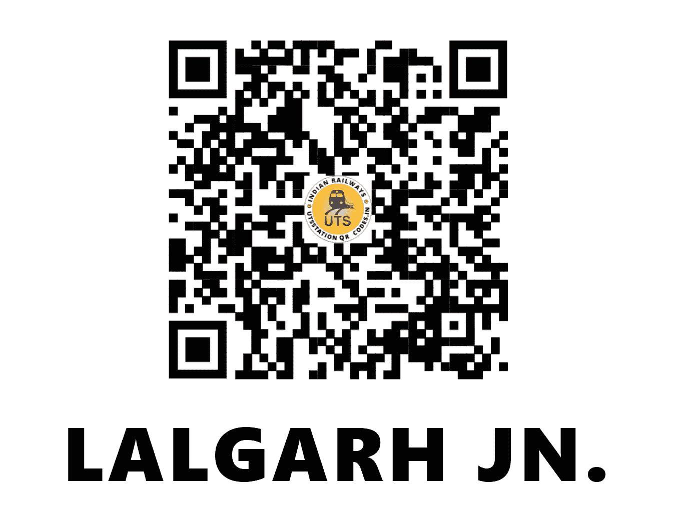 UTS QR Code for LALGARH JN. - LGH - NW (RAJASTHAN)