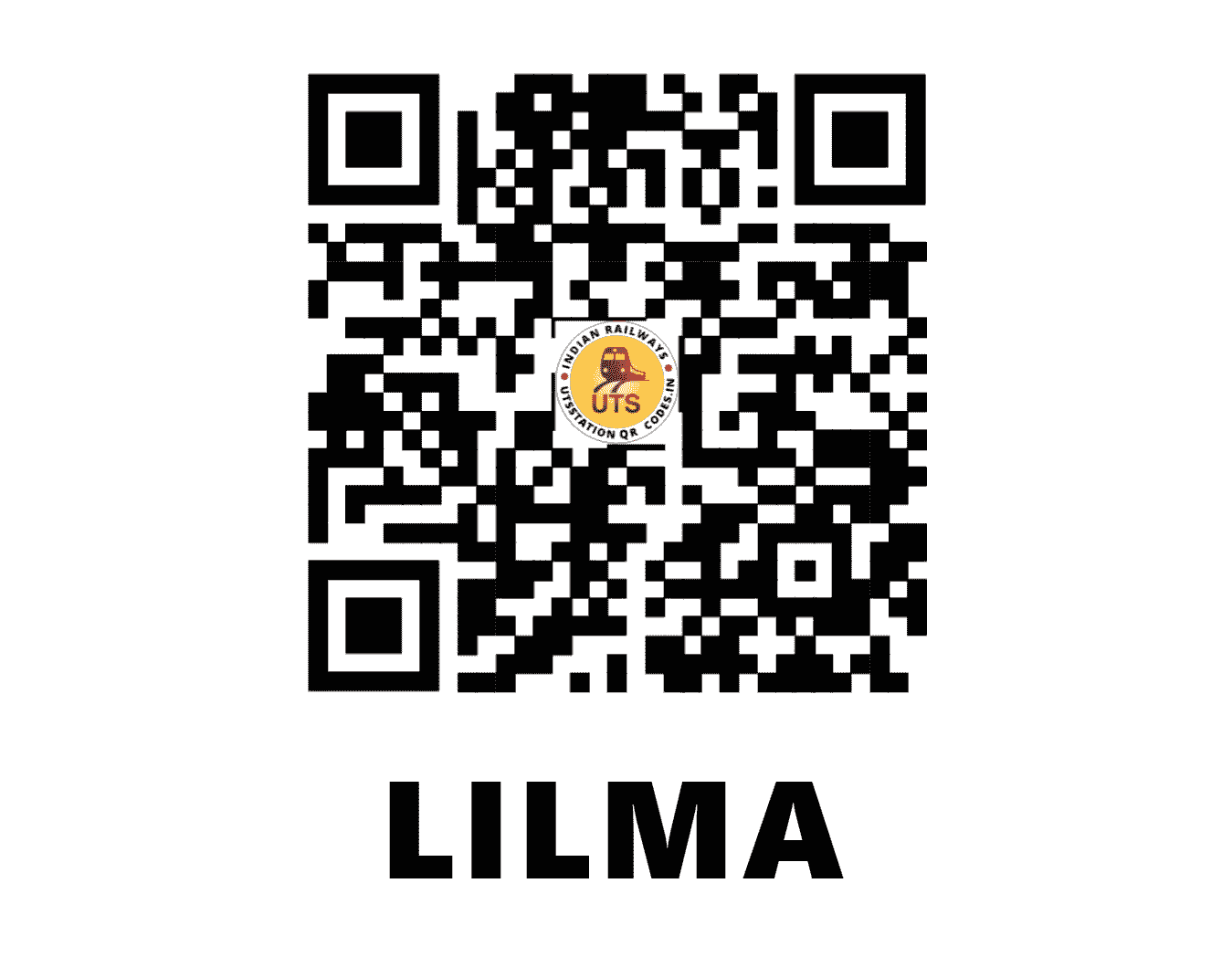 UTS QR Code for LILMA - LIL - NW (RAJASTHAN)