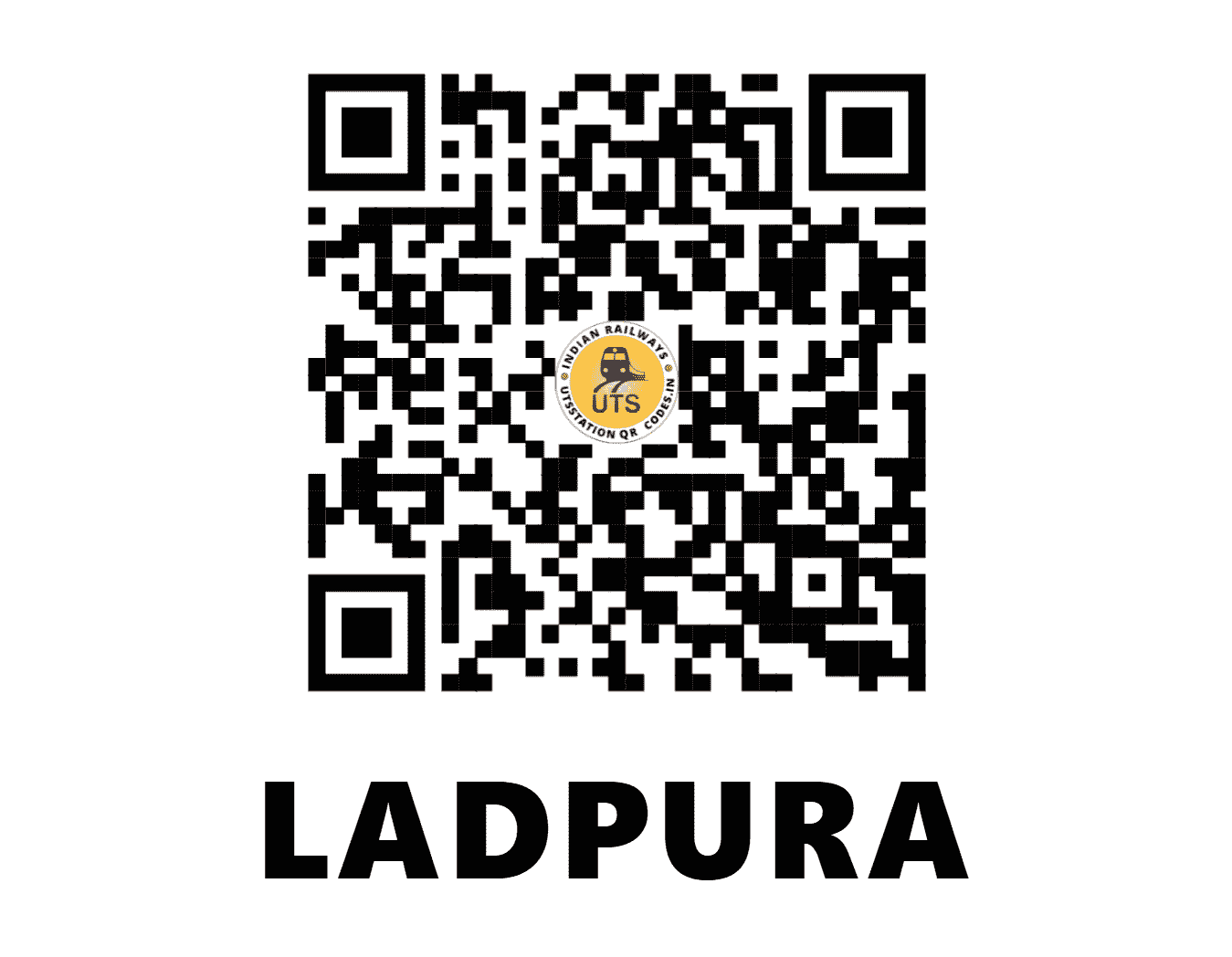 UTS QR Code for LADPURA - LR - NW (RAJASTHAN)