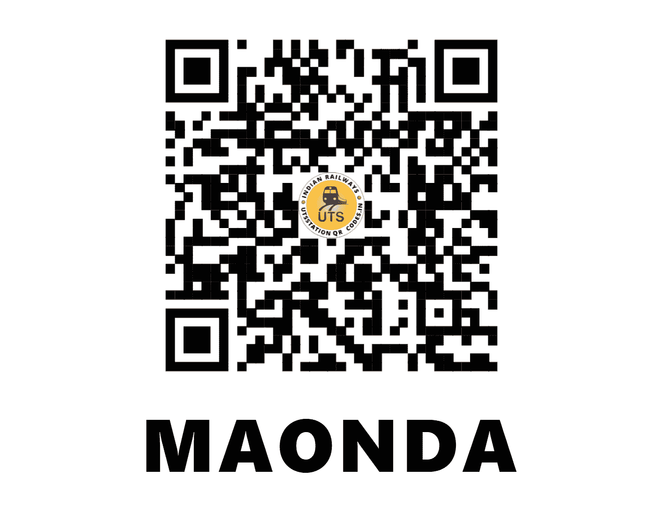 UTS QR Code for MAONDA - MADA - NW (RAJASTHAN)