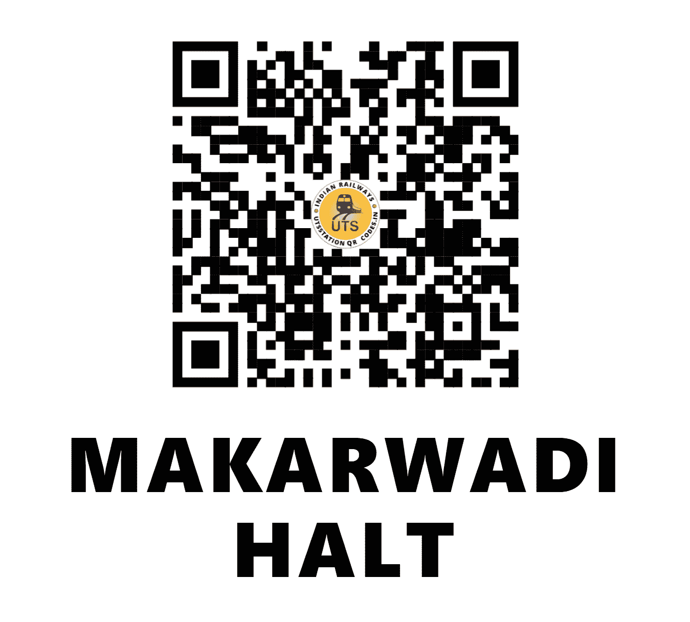 UTS QR Code for MAKARWADI HALT - MKWI - NW (RAJASTHAN)