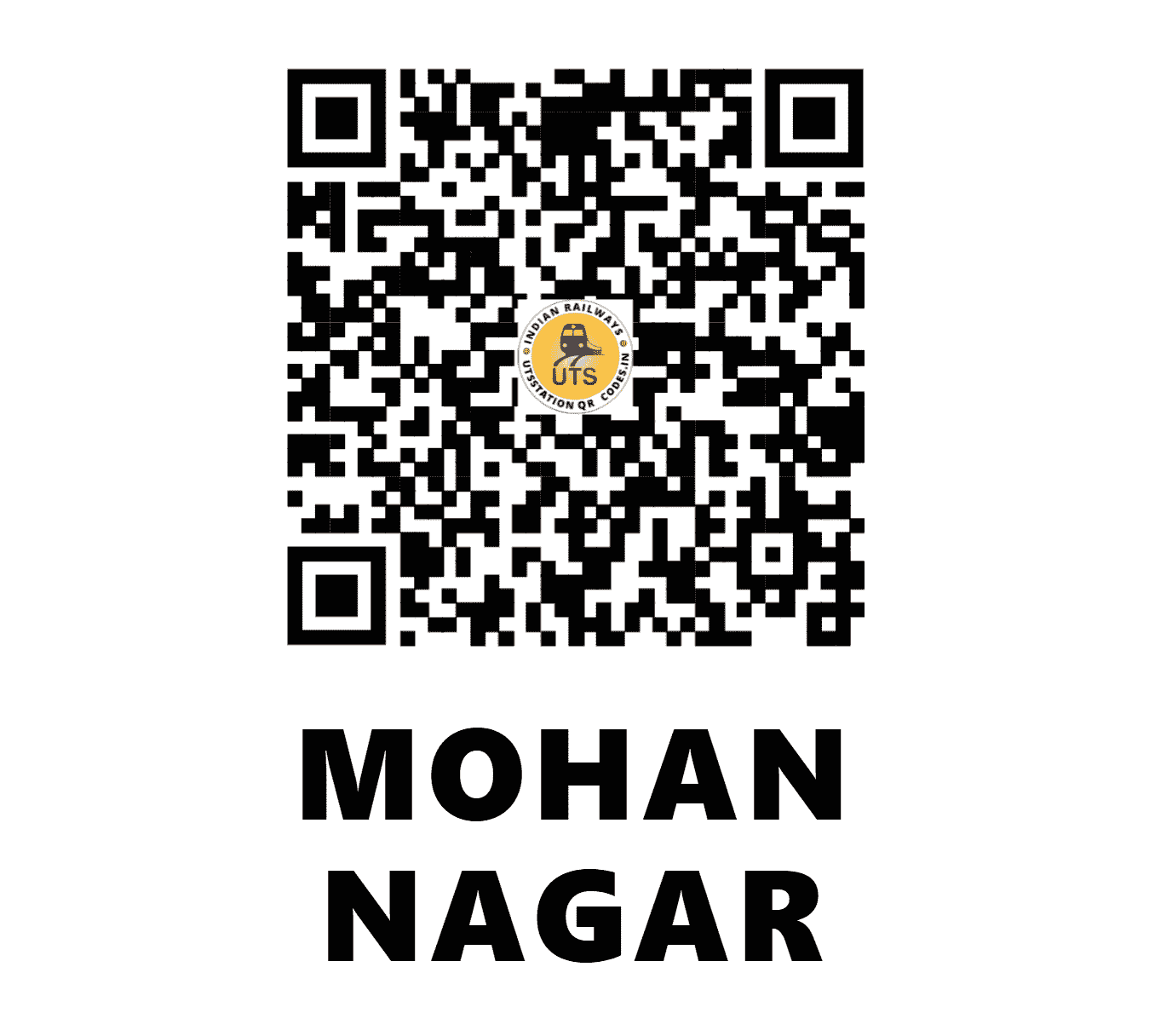 UTS QR Code for MOHAN NAGAR - MNGR - NW (RAJASTHAN)