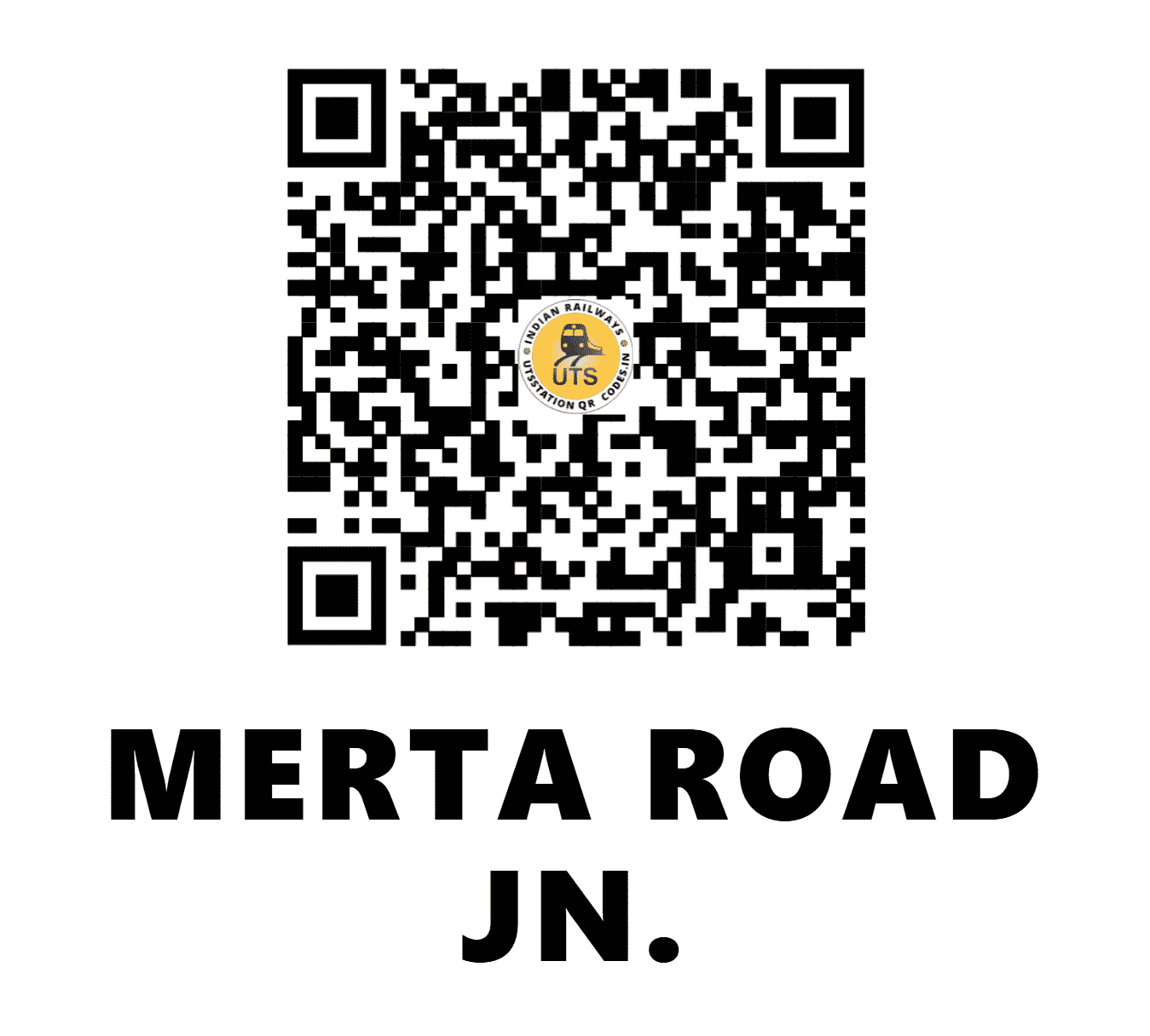 UTS QR Code for MERTA ROAD JN. - MTD - NW (RAJASTHAN)
