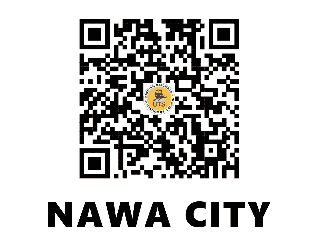 UTS QR Code for NAWA CITY - NAC - NW (RAJASTHAN)