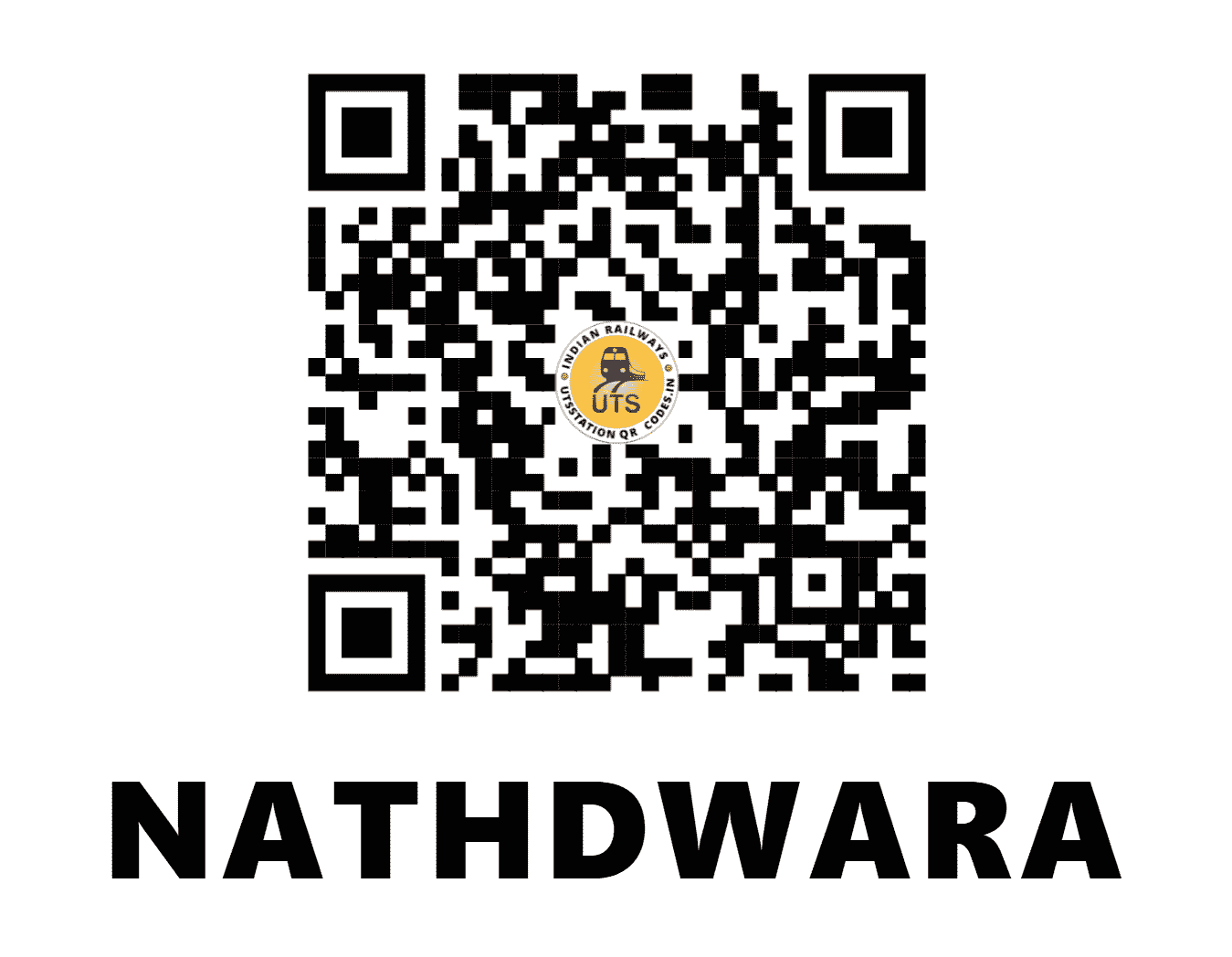 UTS QR Code for NATHDWARA - NDT - NW (RAJASTHAN)