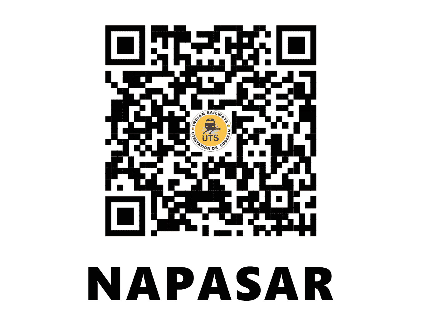 UTS QR Code for NAPASAR - NPS - NW (RAJASTHAN)