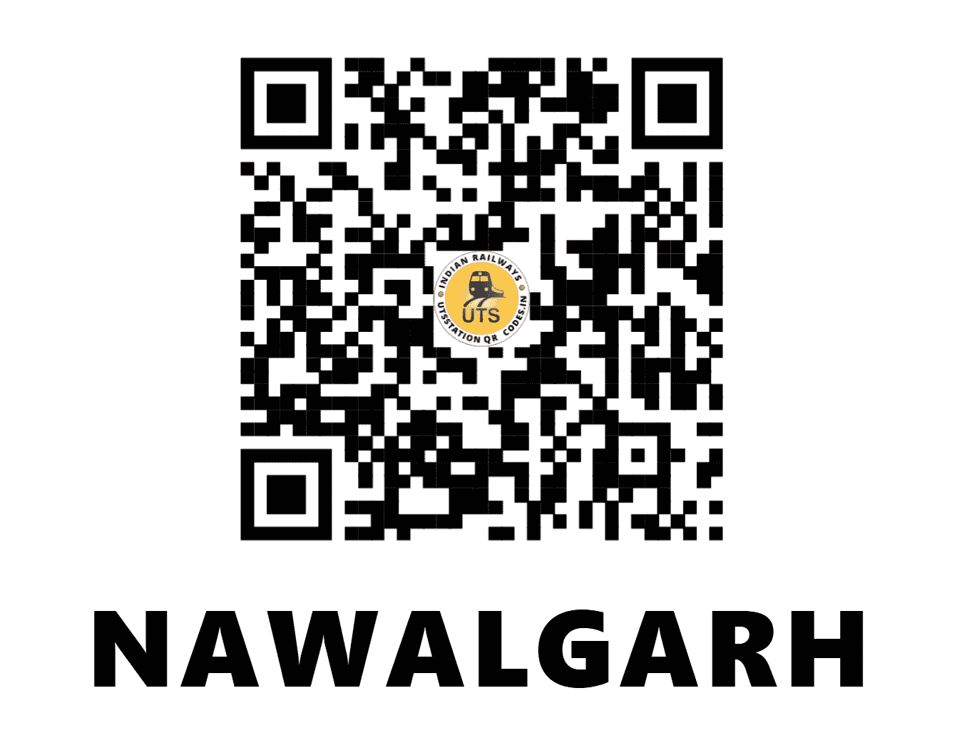 UTS QR Code for NAWALGARH - NWH - NW (RAJASTHAN)