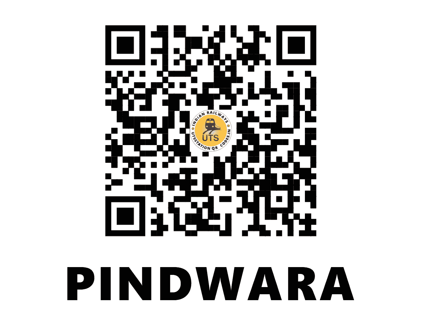 UTS QR Code for PINDWARA - PDWA - NW (RAJASTHAN)