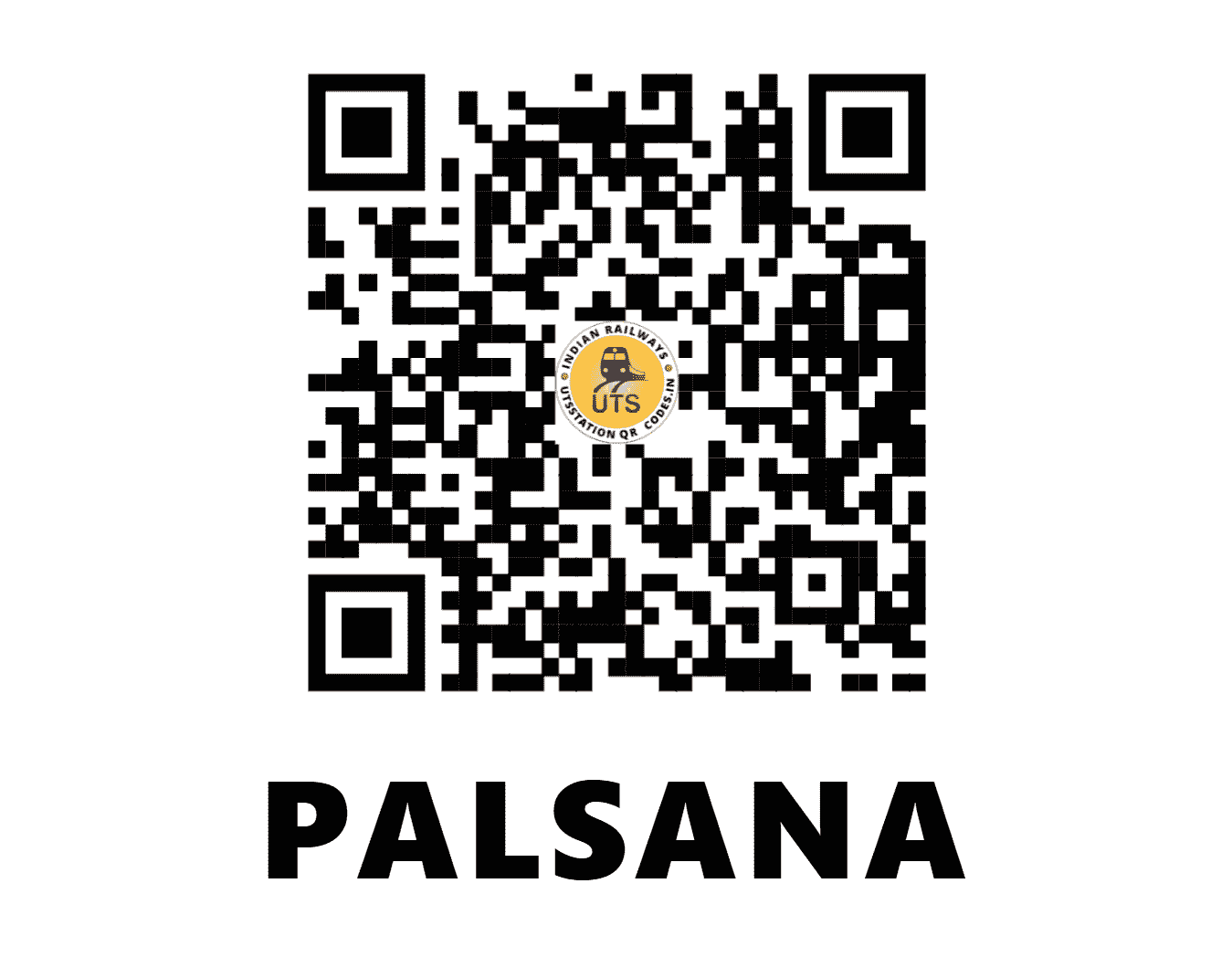 UTS QR Code for PALSANA - PLSN - NW (RAJASTHAN)