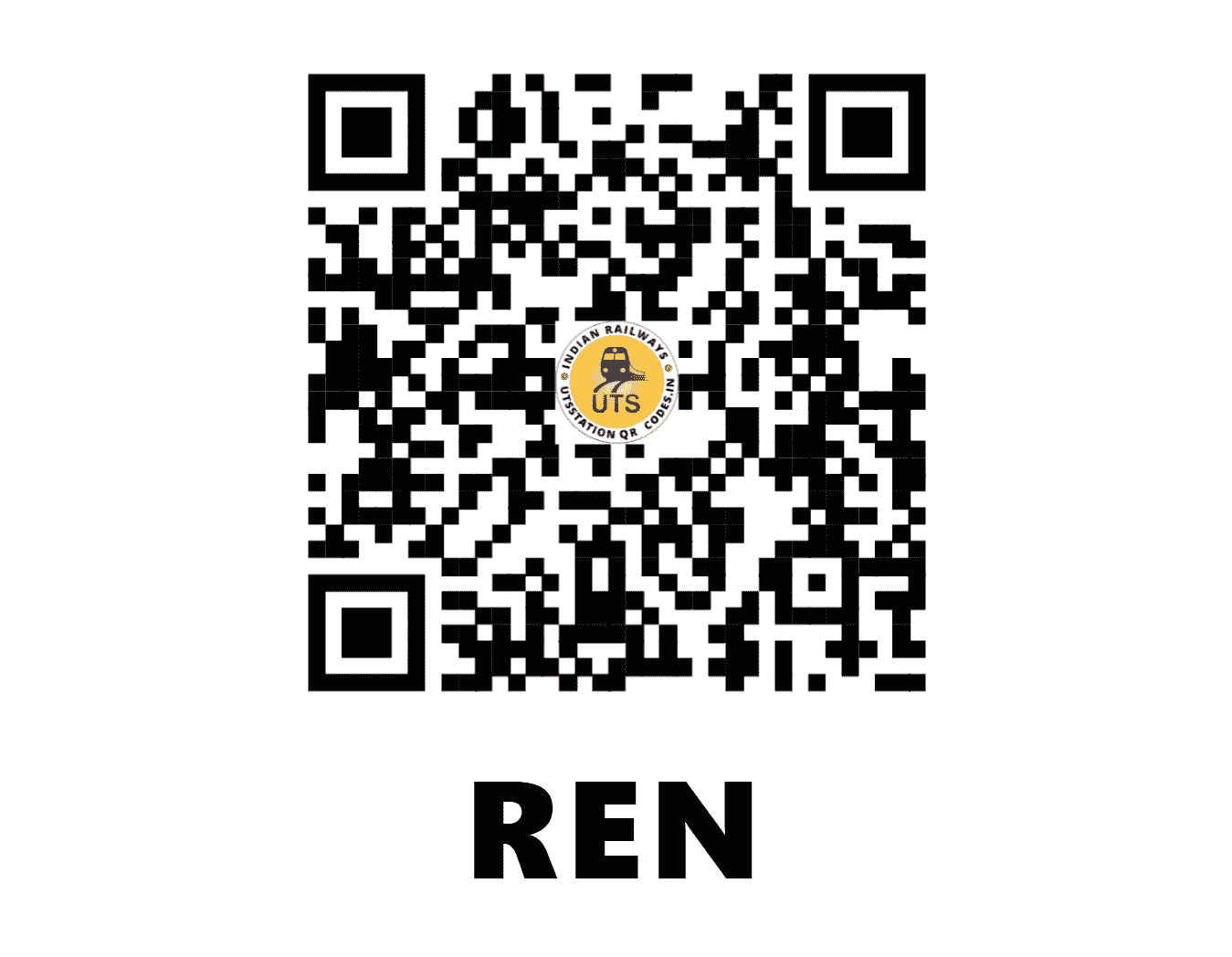 UTS QR Code for REN - REN - NW (RAJASTHAN)