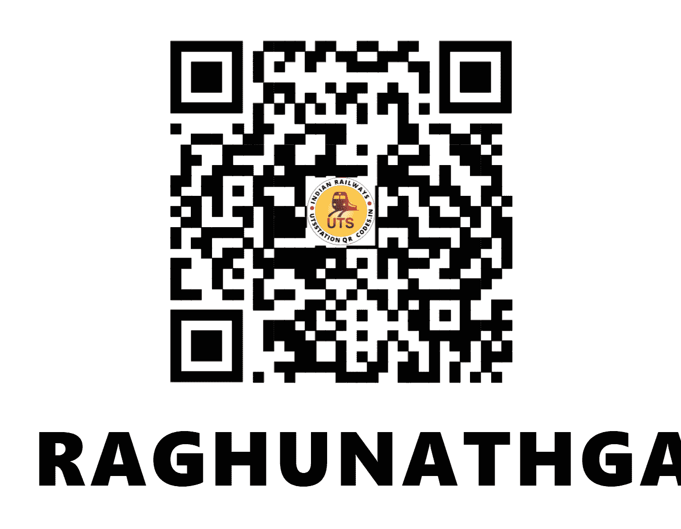 UTS QR Code for RAGHUNATHGARH - RGNH - NW (RAJASTHAN)