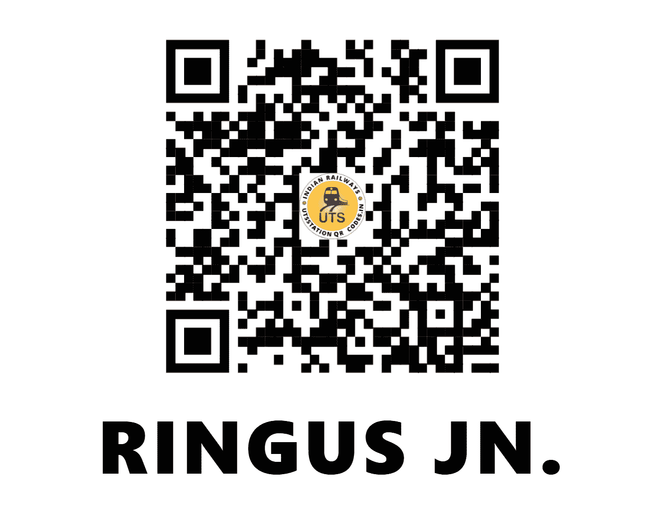 UTS QR Code for RINGUS JN. - RGS - NW (RAJASTHAN)