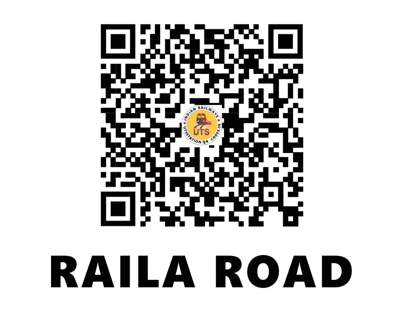 UTS QR Code for RAILA ROAD - RLR - NW (RAJASTHAN)