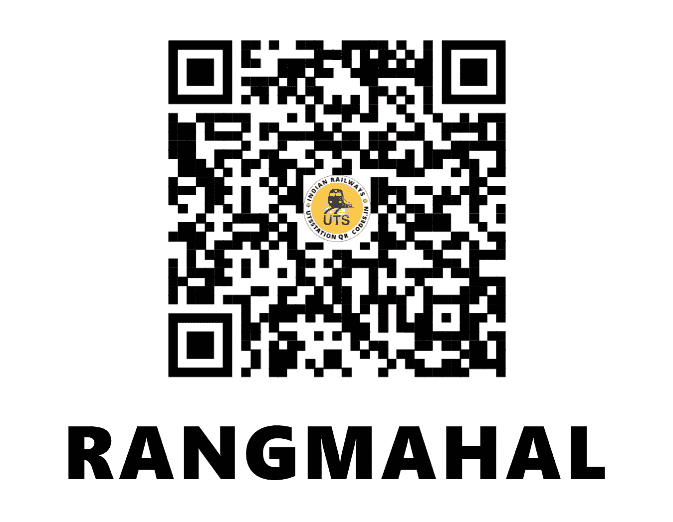 UTS QR Code for RANGMAHAL - RMH - NW (RAJASTHAN)