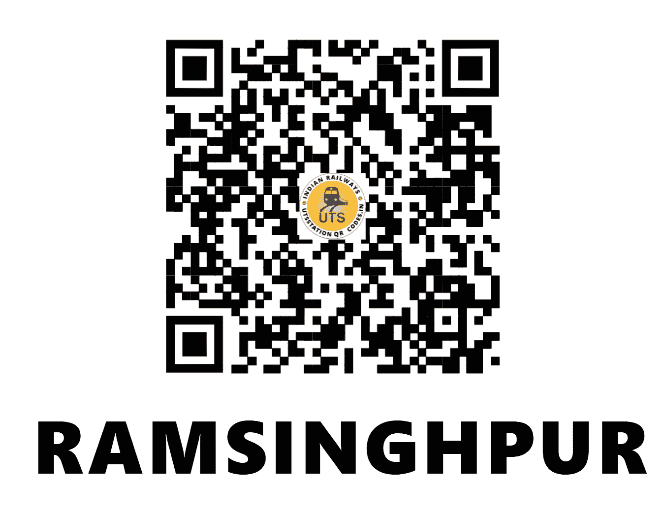 UTS QR Code for RAMSINGHPUR - RMSR - NW (RAJASTHAN)