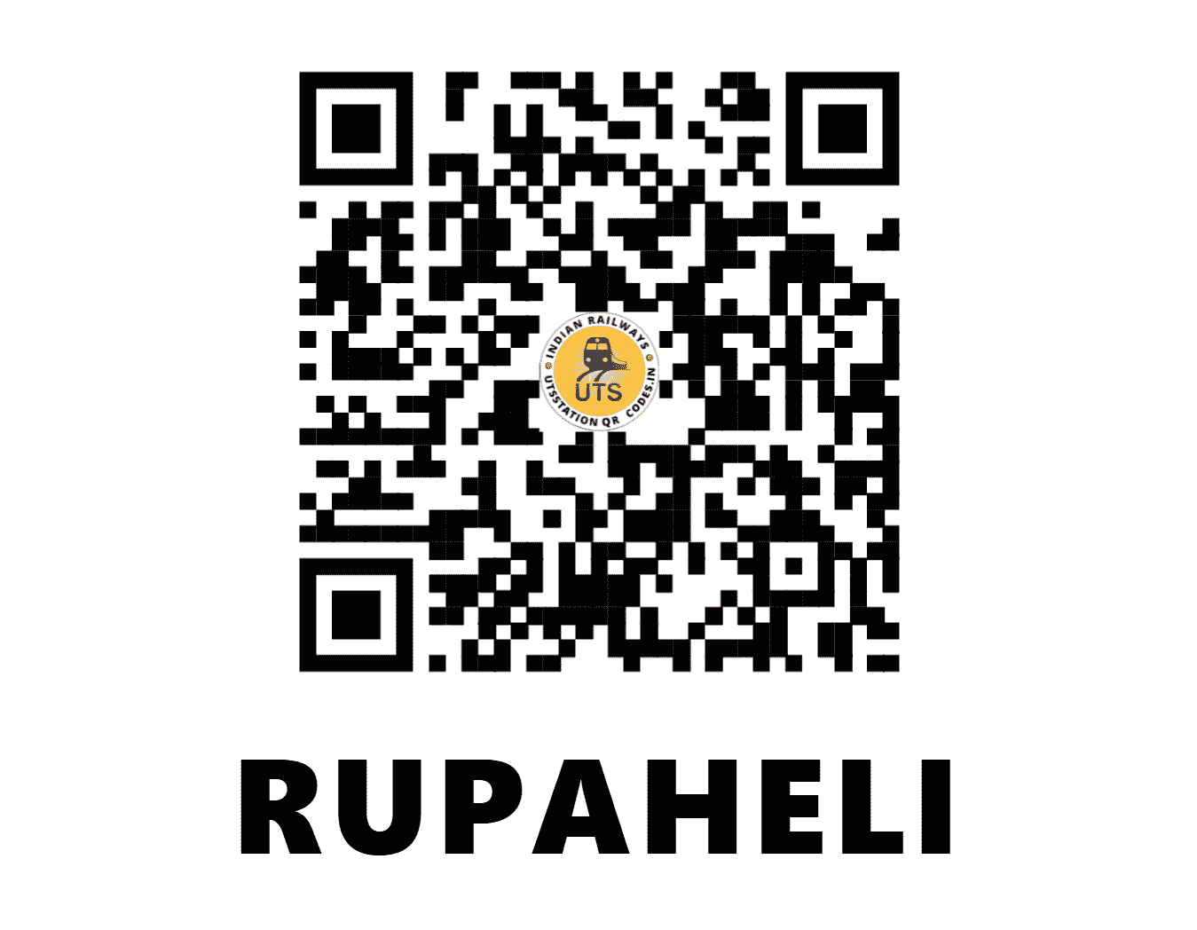 UTS QR Code for RUPAHELI - RPI - NW (RAJASTHAN)