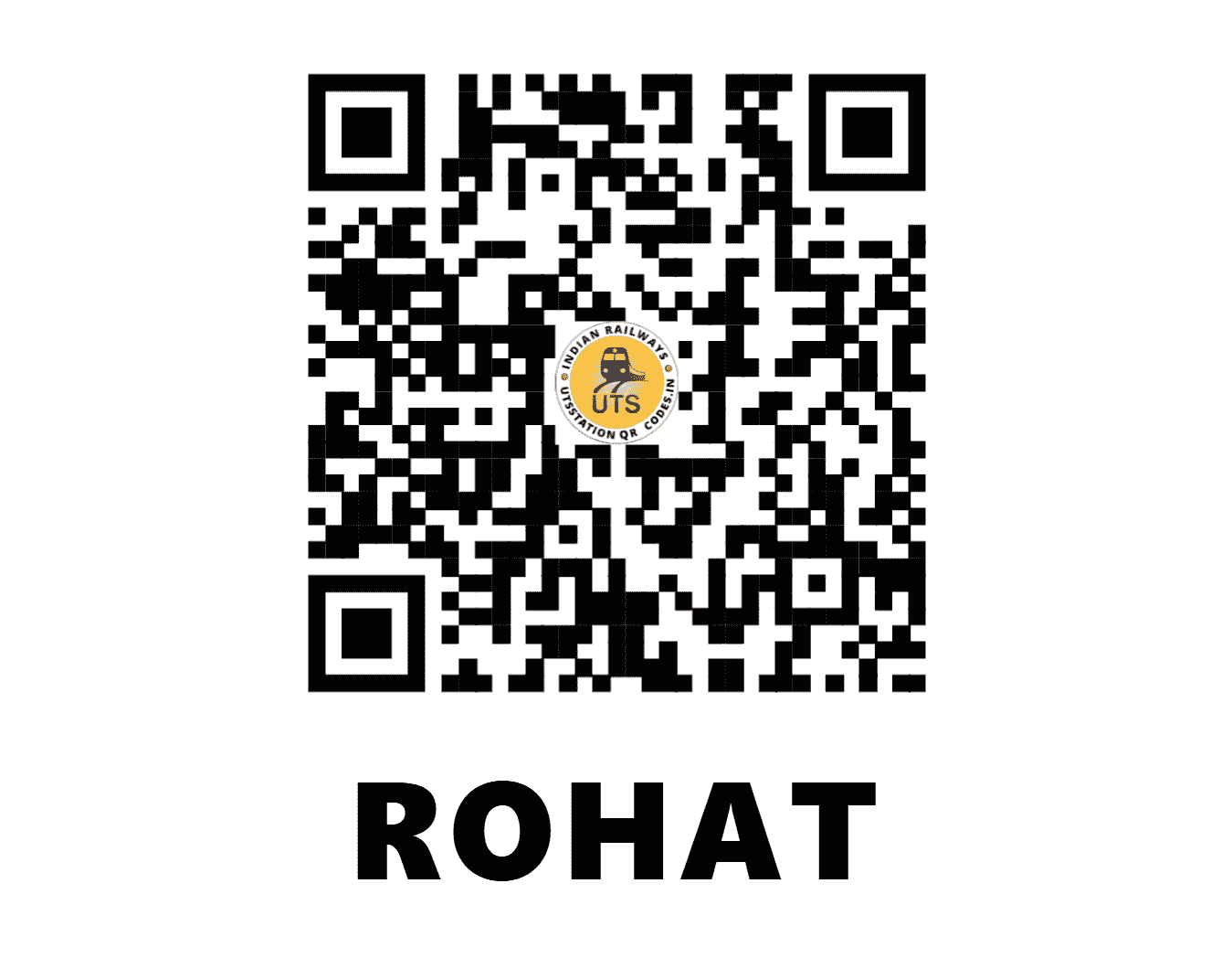 UTS QR Code for ROHAT - RT - NW (RAJASTHAN)