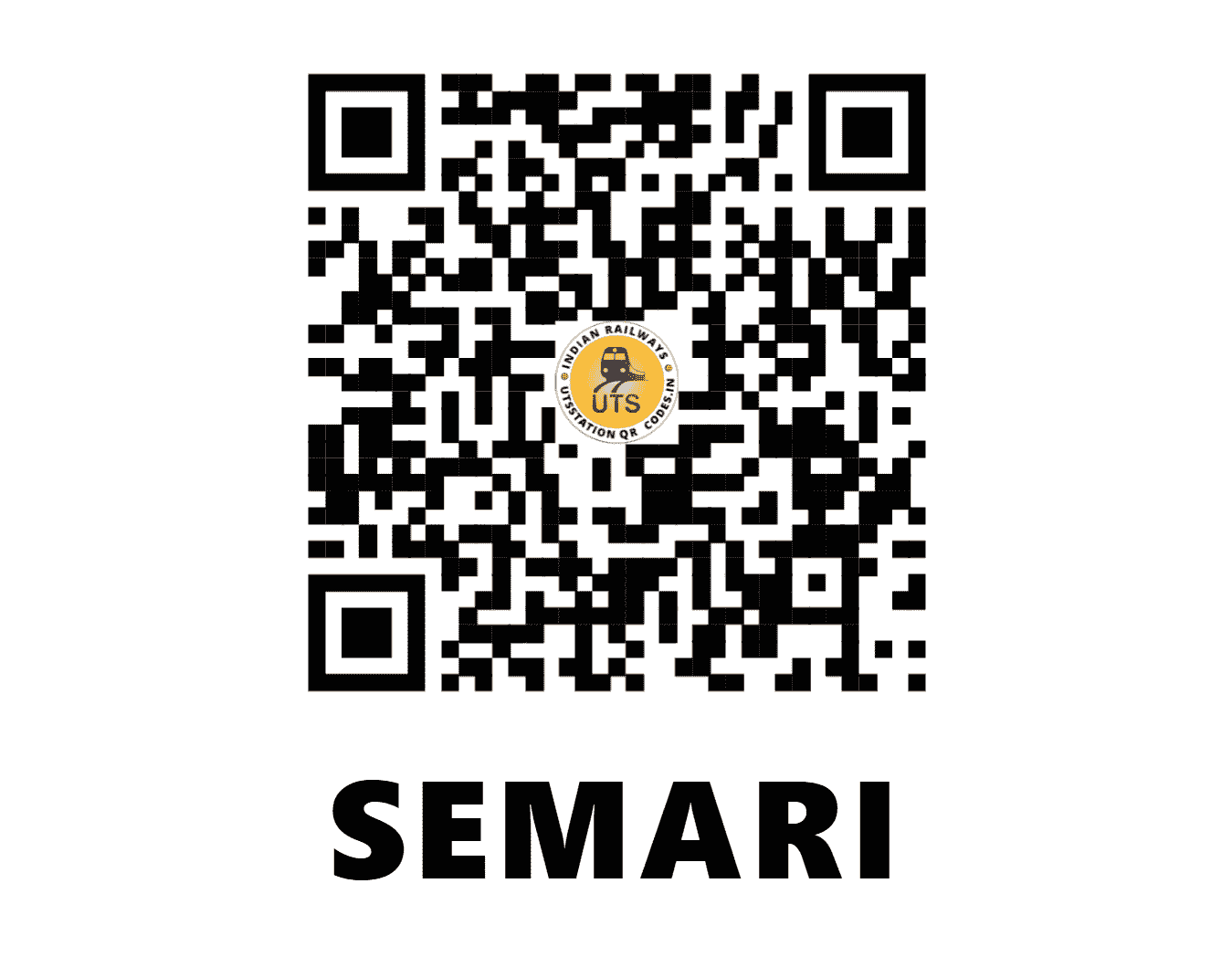UTS QR Code for SEMARI - SES - NW (RAJASTHAN)
