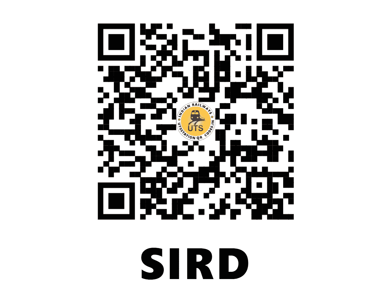 UTS QR Code for SIRD - SIRD - NW (RAJASTHAN)