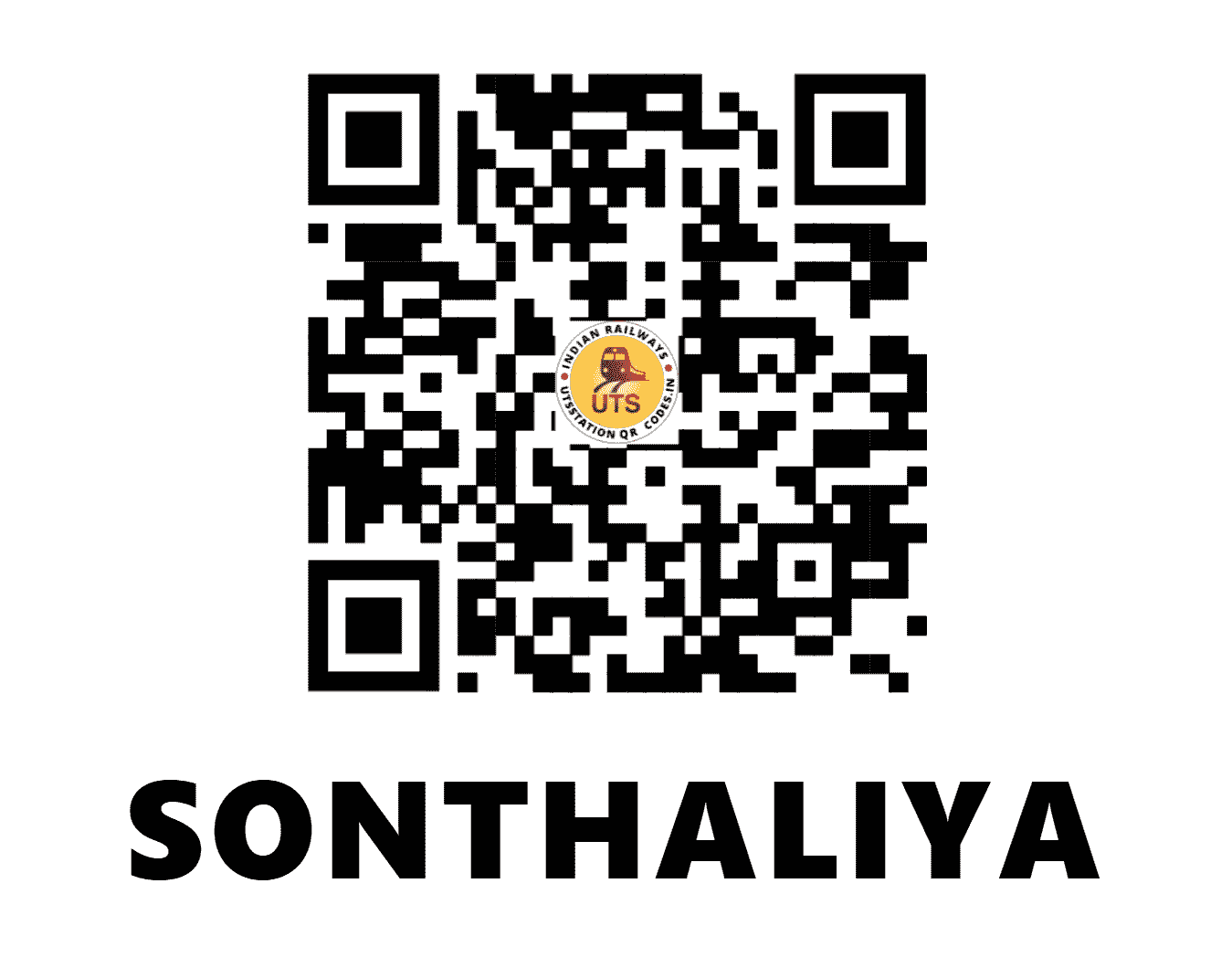 UTS QR Code for SONTHALIYA - SNTH - NW (RAJASTHAN)