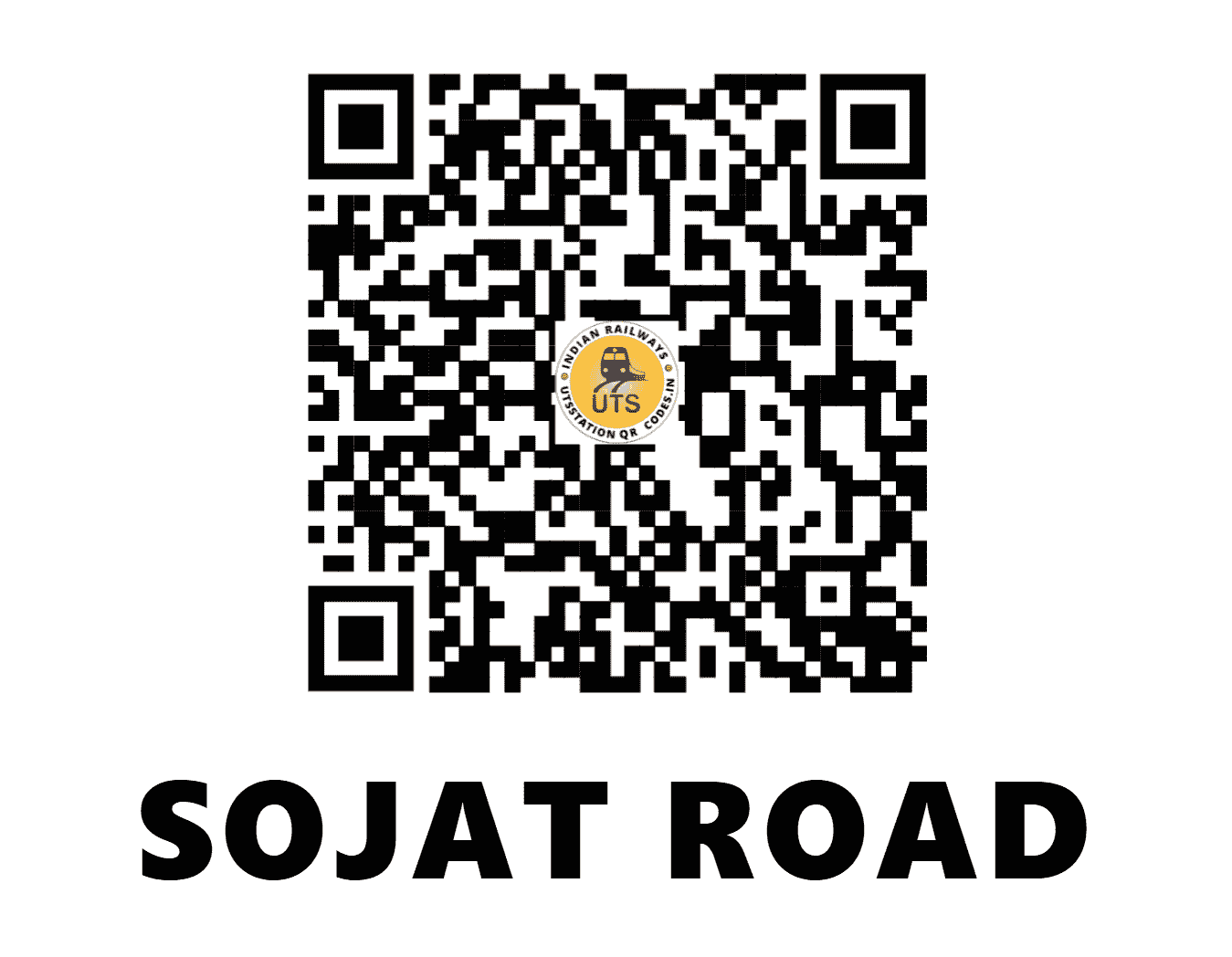 UTS QR Code for SOJAT ROAD - SOD - NW (RAJASTHAN)