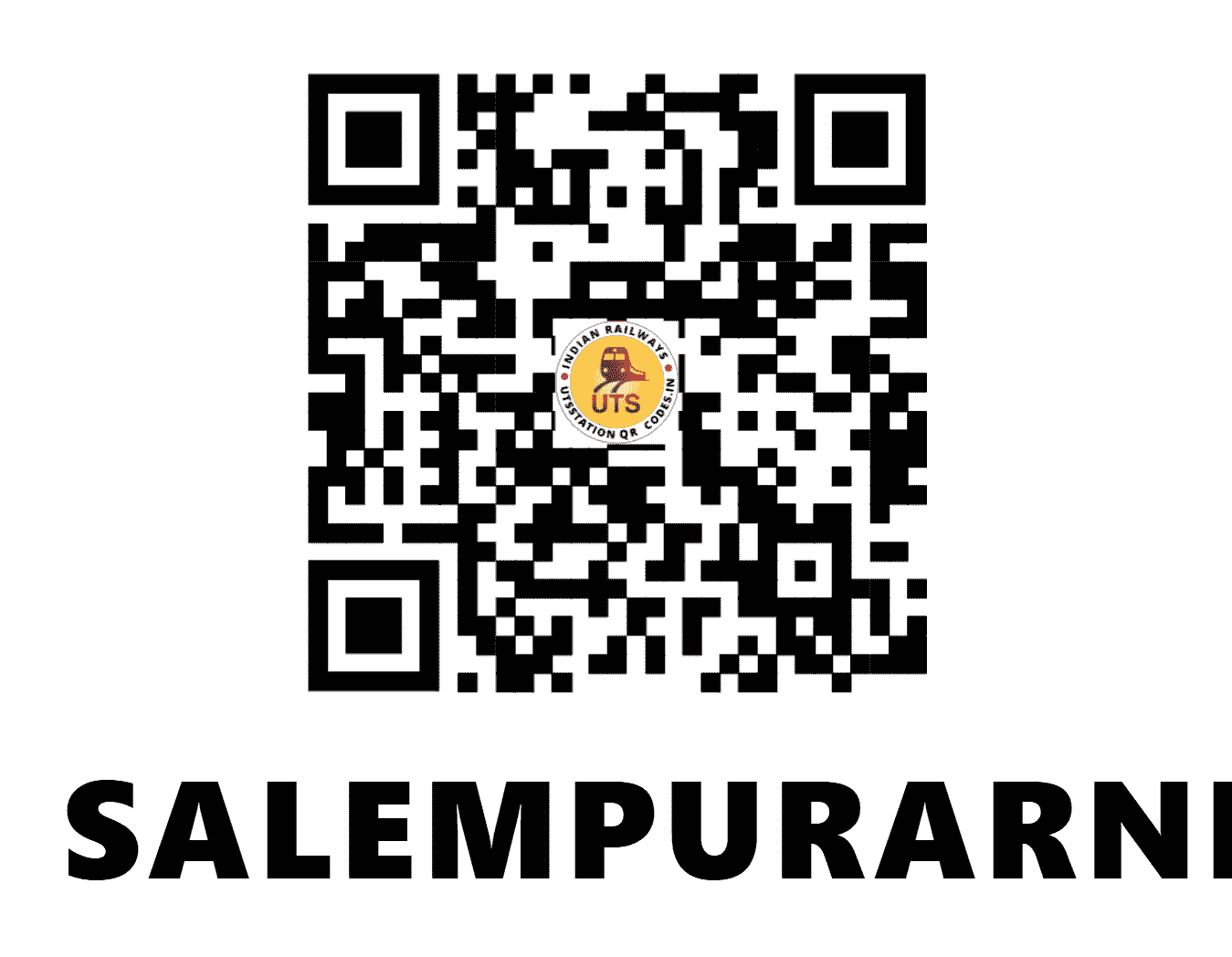 UTS QR Code for SALEMPURARNIYA - SPAK - NW (RAJASTHAN)