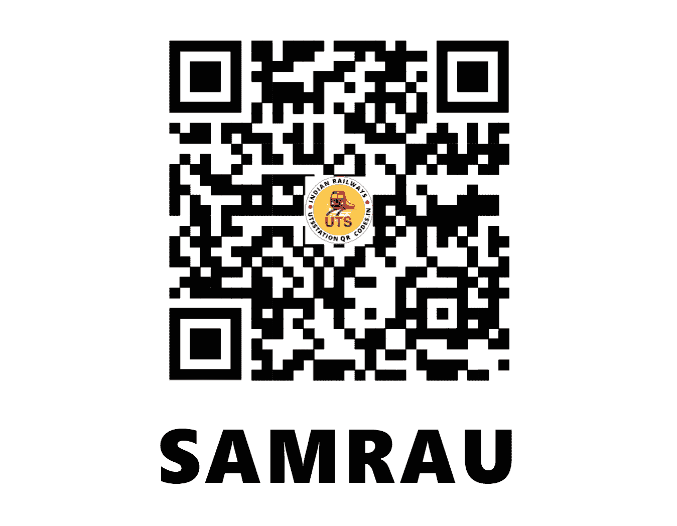 UTS QR Code for SAMRAU - SRK - NW (RAJASTHAN)