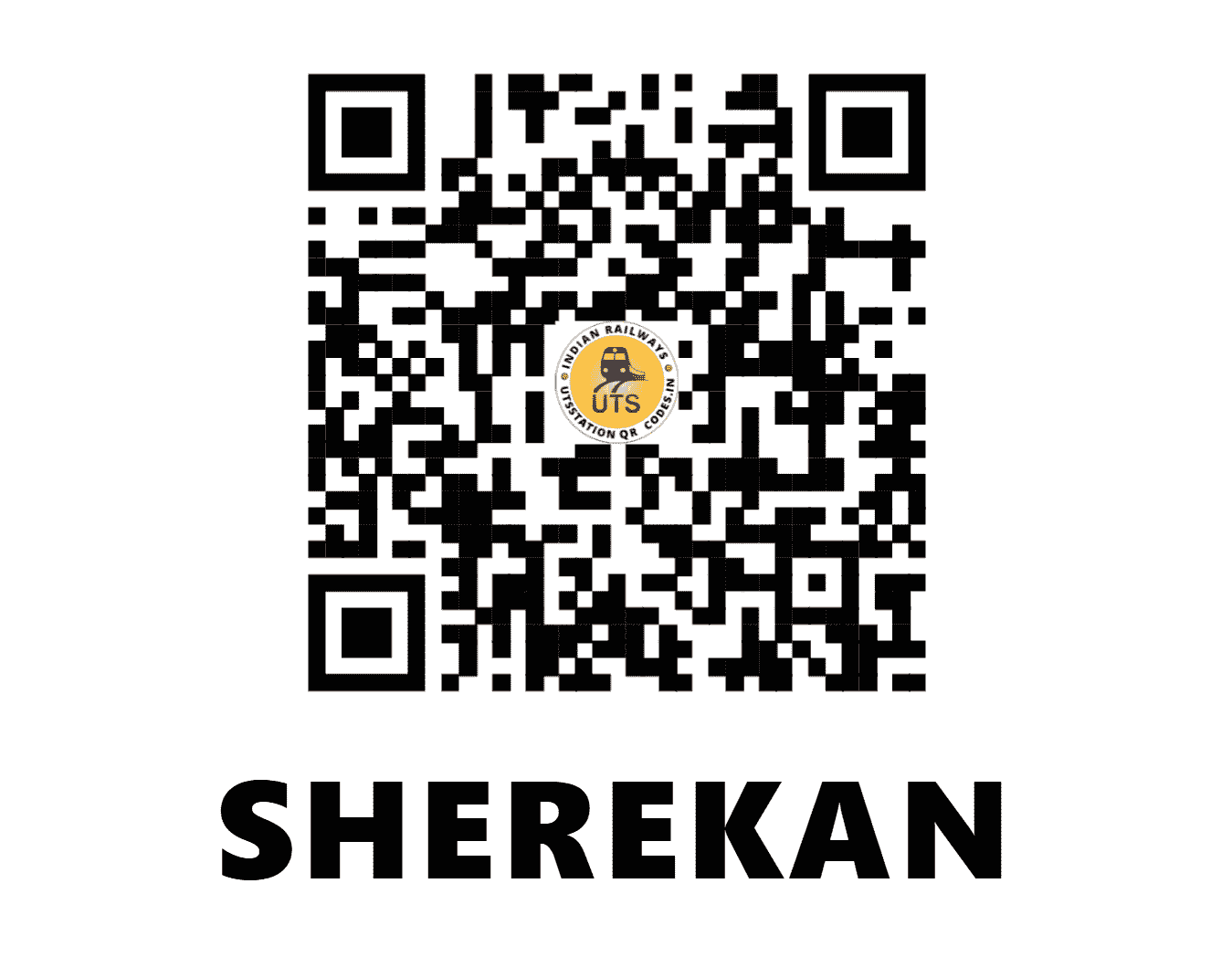 UTS QR Code for SHEREKAN - SRKN - NW (RAJASTHAN)