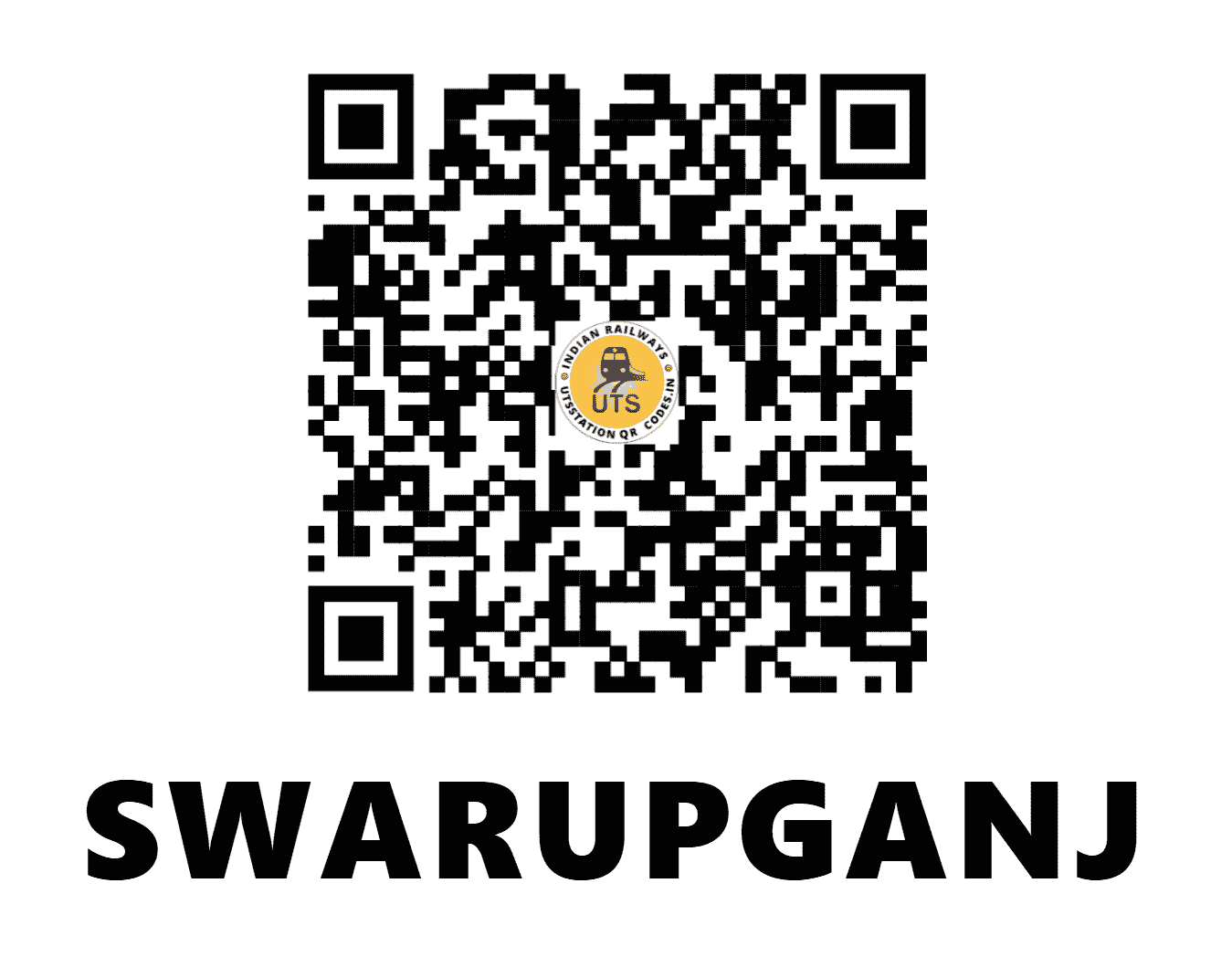 UTS QR Code for SWARUPGANJ - SRPJ - NW (RAJASTHAN)