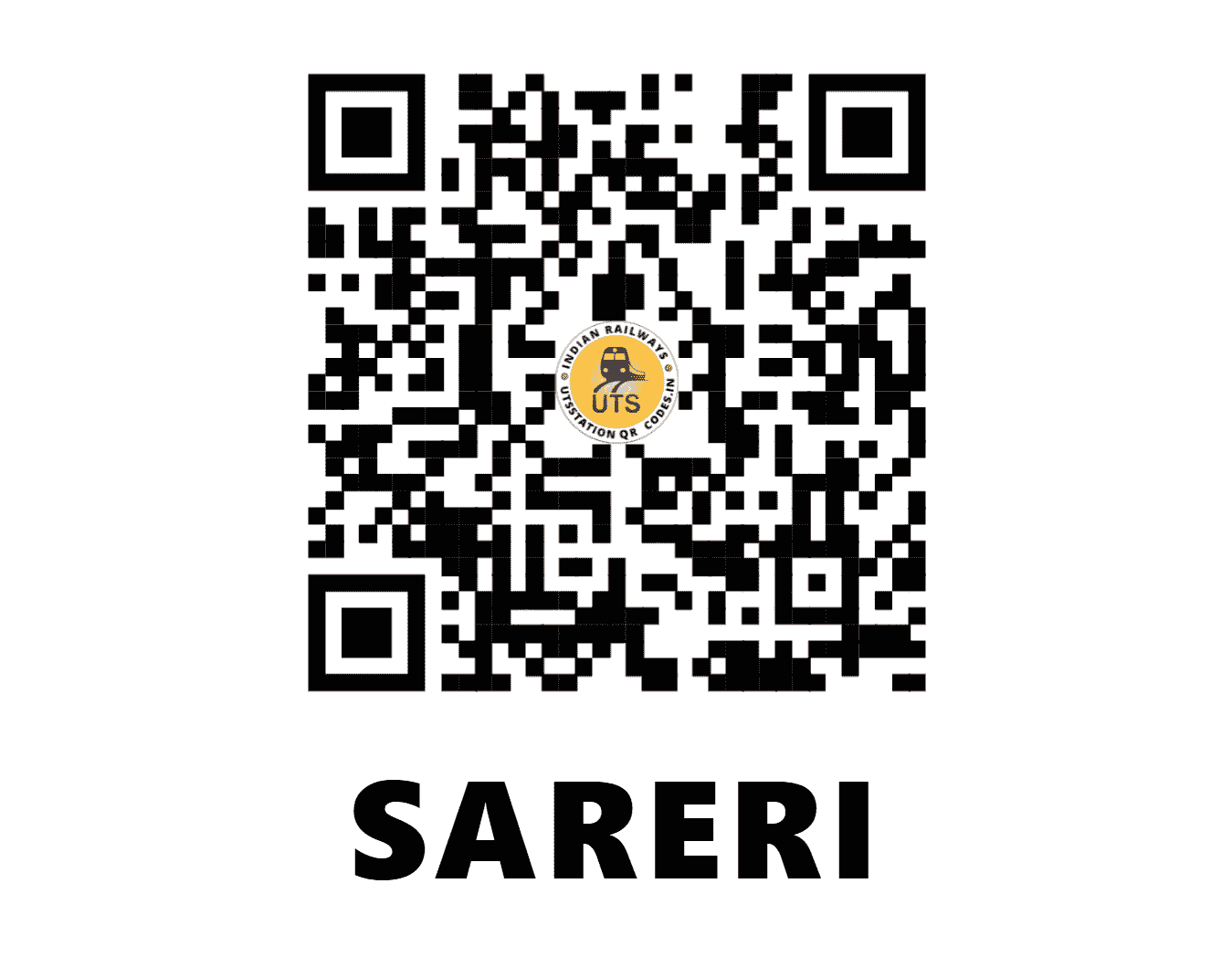 UTS QR Code for SARERI - SSR - NW (RAJASTHAN)