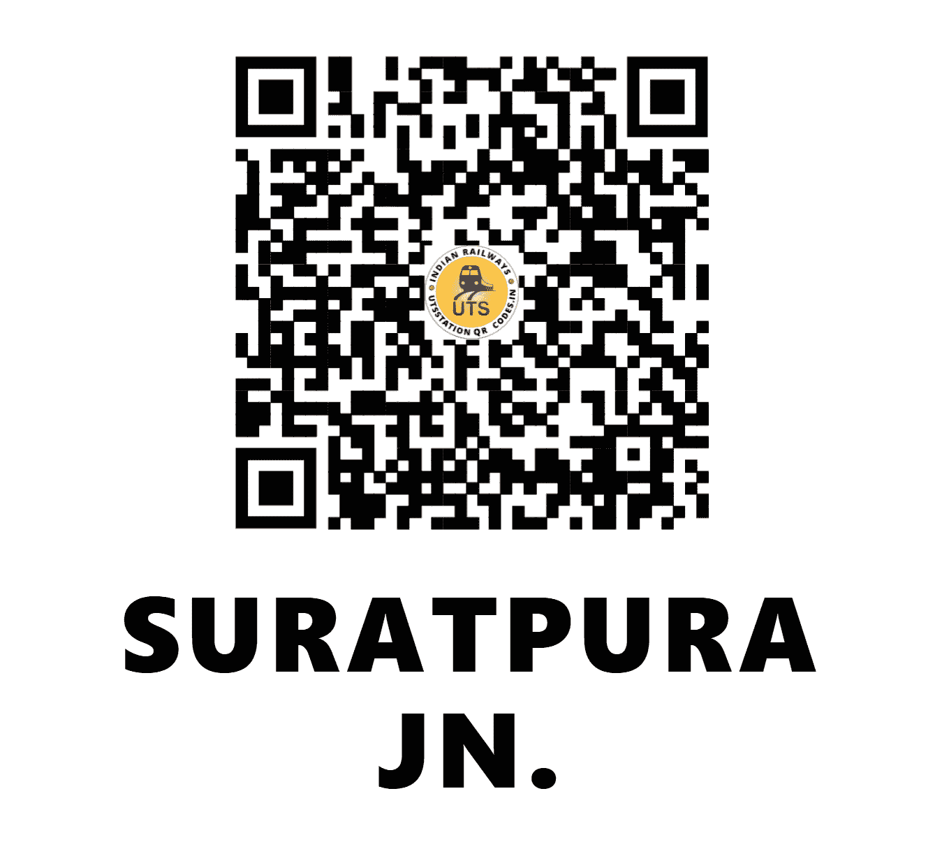 UTS QR Code for SURATPURA JN. - SURP - NW (RAJASTHAN)