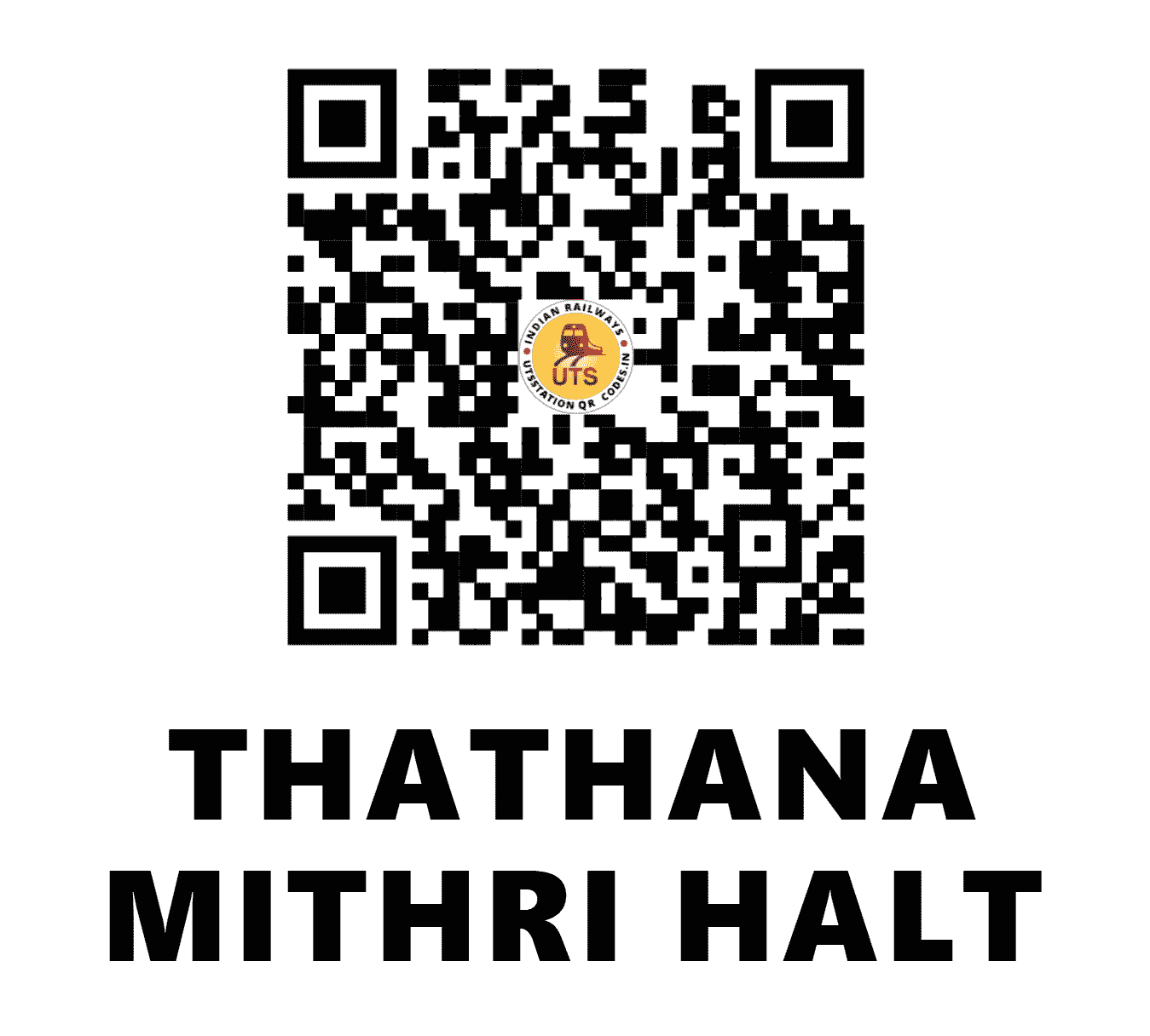 UTS QR Code for THATHANA MITHRI HALT - THMR - NW (RAJASTHAN)