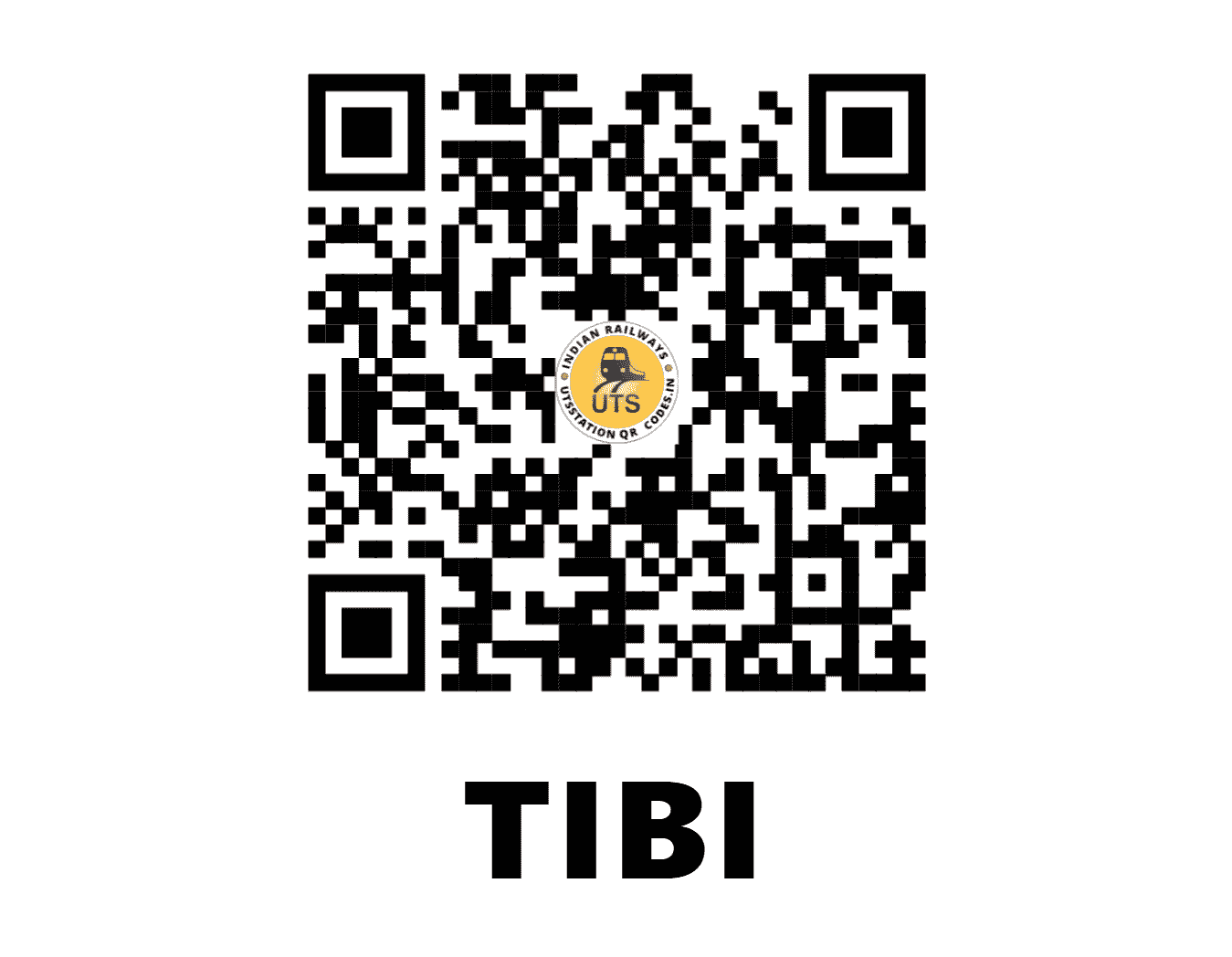 UTS QR Code for TIBI - TIBI - NW (RAJASTHAN)