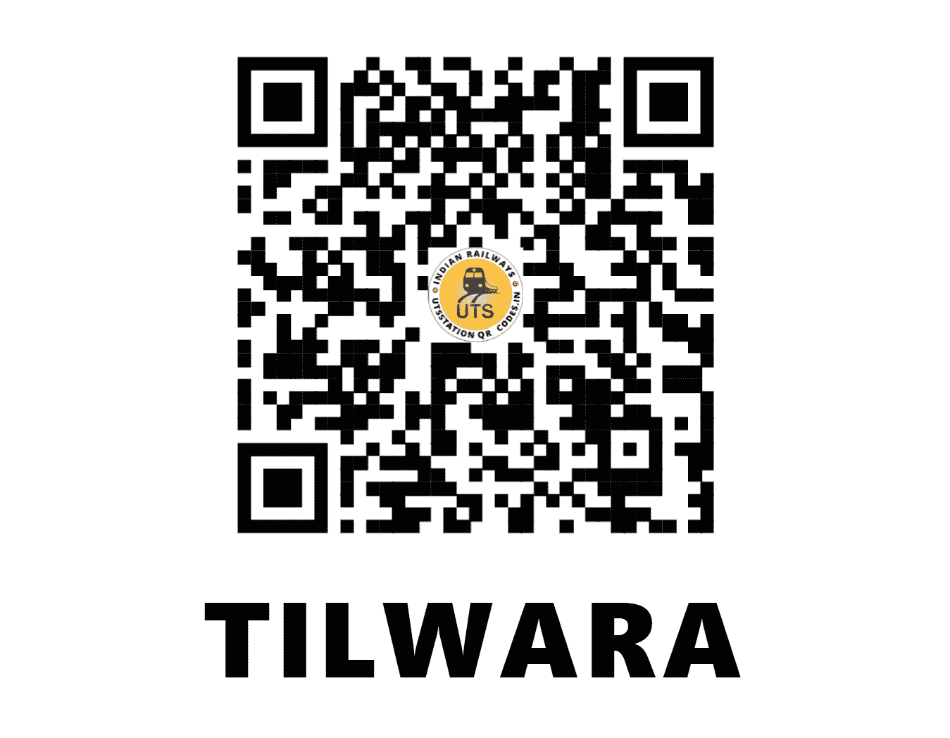 UTS QR Code for TILWARA - TWL - NW (RAJASTHAN)