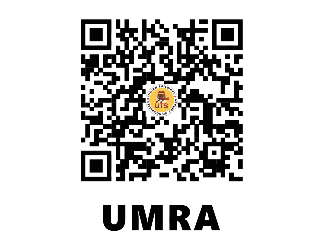 UTS QR Code for UMRA - UMRA - NW (RAJASTHAN)