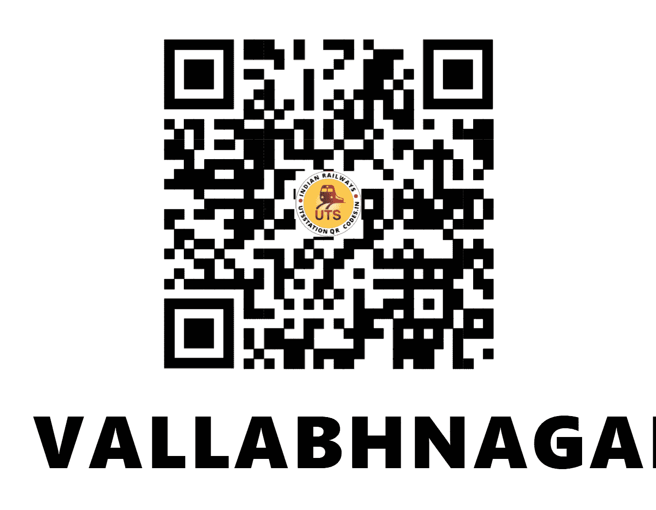 UTS QR Code for VALLABHNAGAR - VBN - NW (RAJASTHAN)