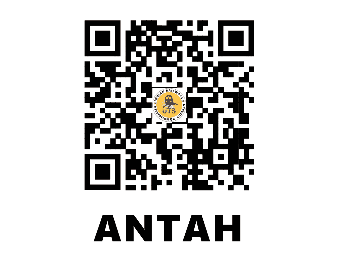 UTS QR Code for ANTAH - ATH - WC (RAJASTHAN)