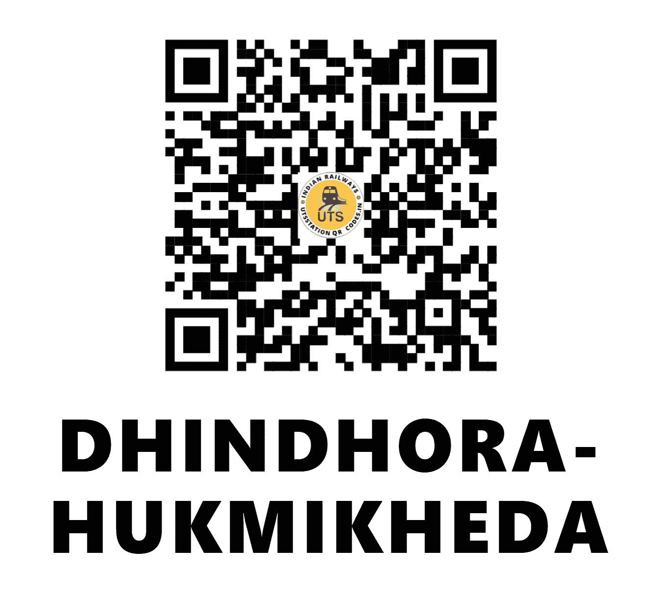UTS QR Code for DHINDHORA-HUKMIKHEDA - DNHK - WC (RAJASTHAN)
