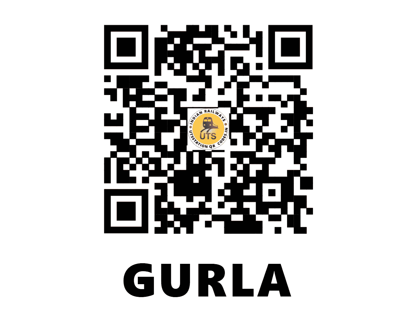 UTS QR Code for GURLA - GQL - WC (RAJASTHAN)
